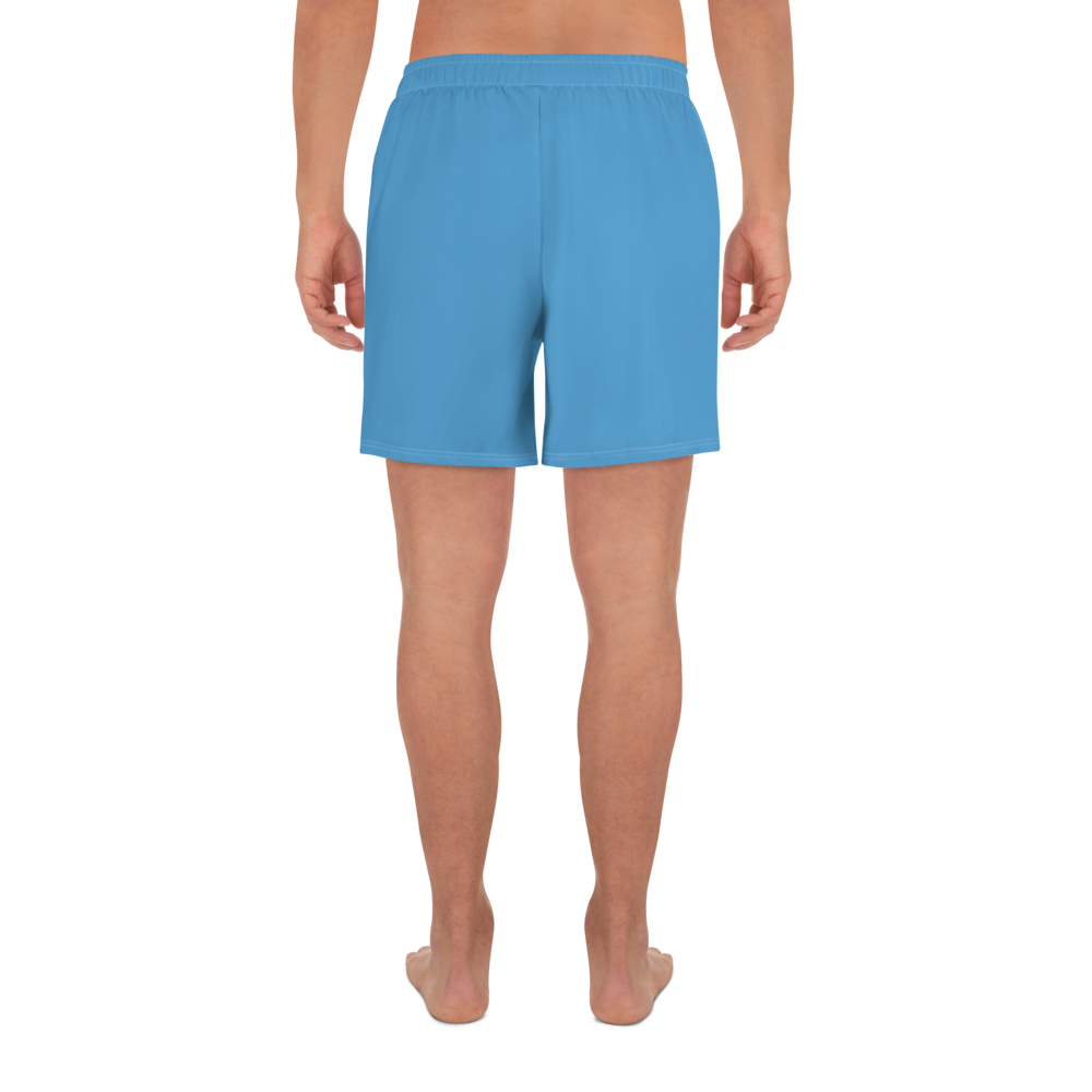 Men's Recycled Athletic Shorts - Ocean Blue