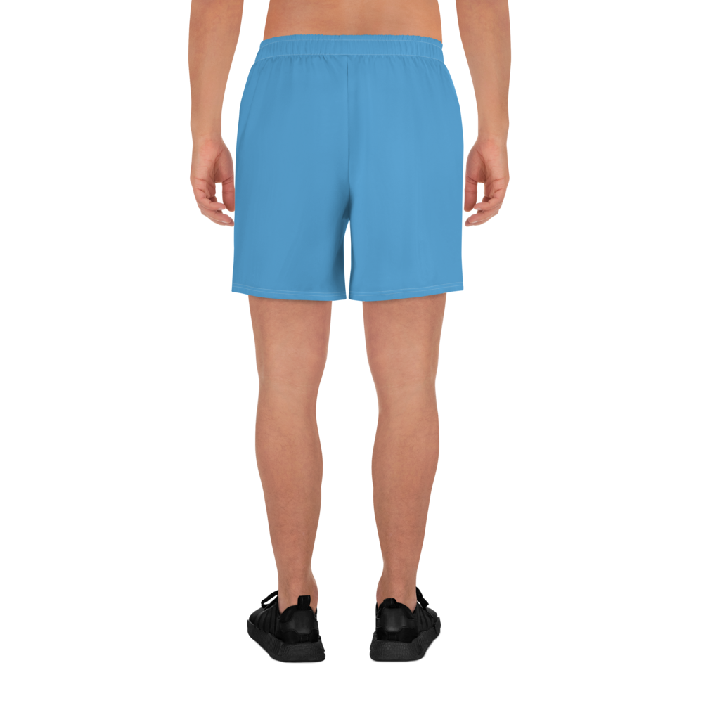 Men's Recycled Athletic Shorts - Ocean Blue