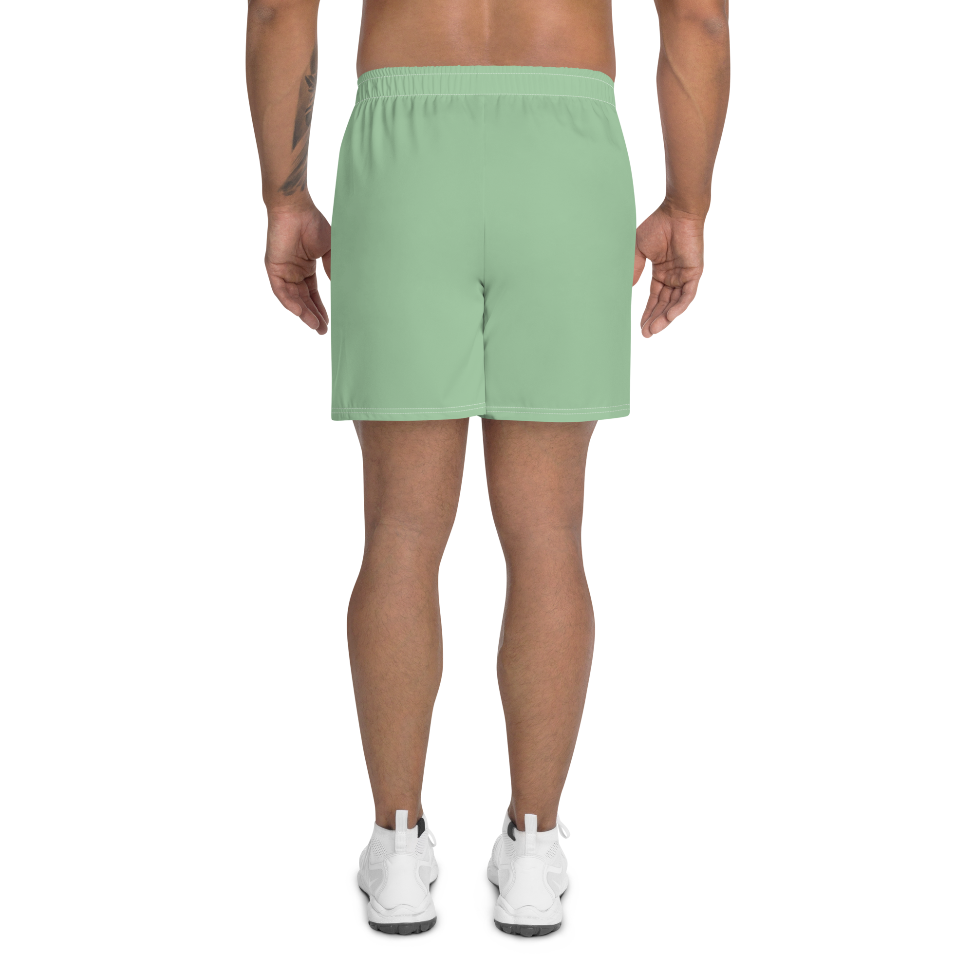 Men's Recycled Athletic Shorts - Palm Green