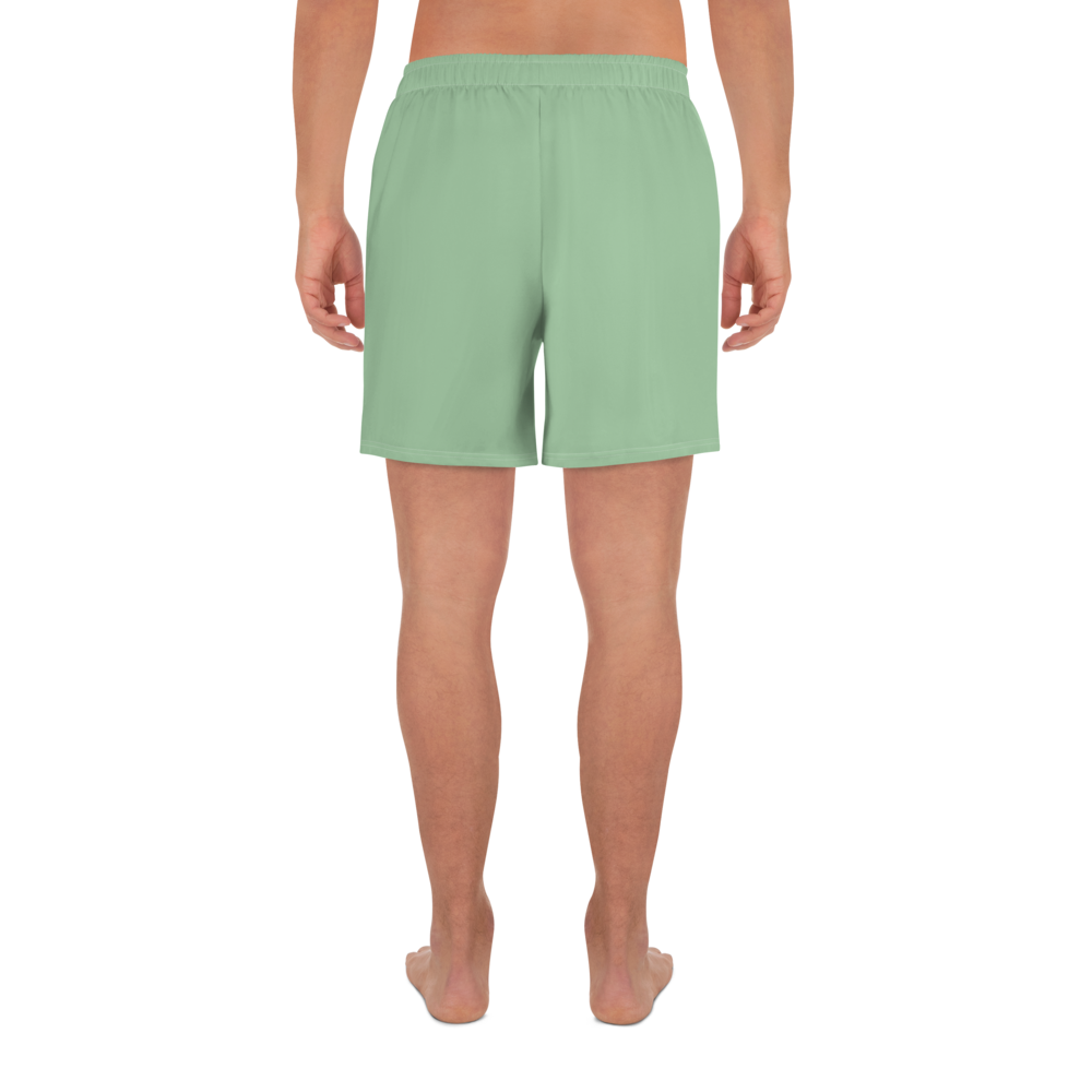 Men's Recycled Athletic Shorts - Palm Green