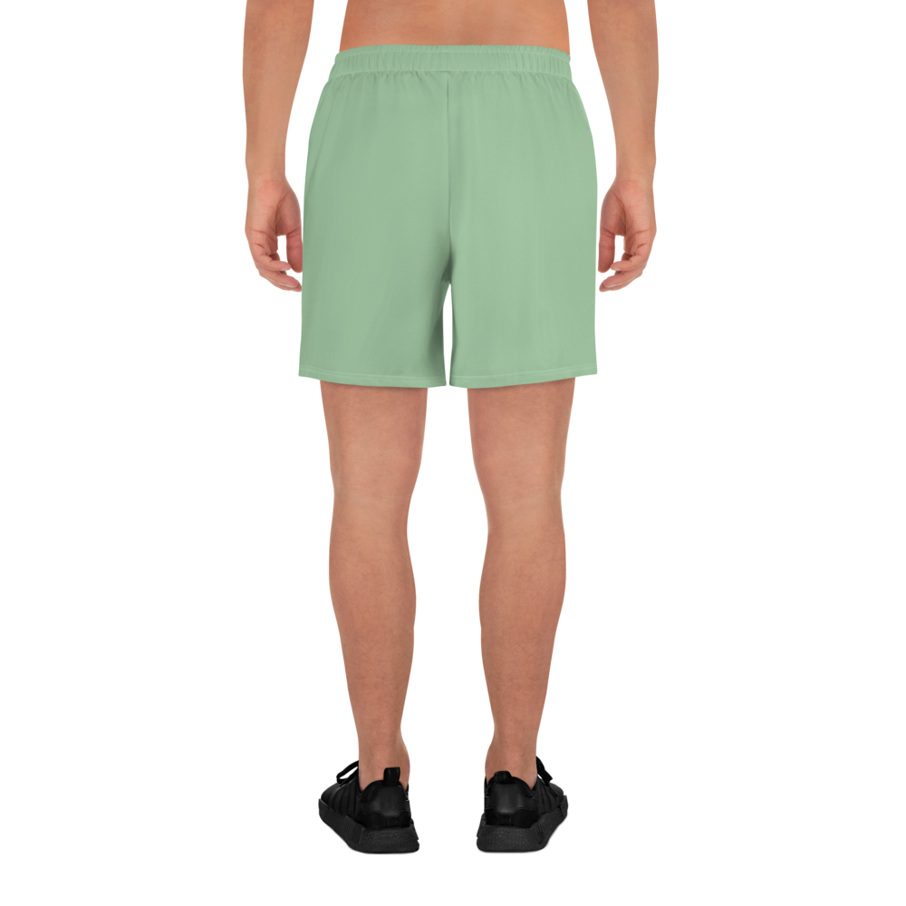 Men's Recycled Athletic Shorts - Palm Green