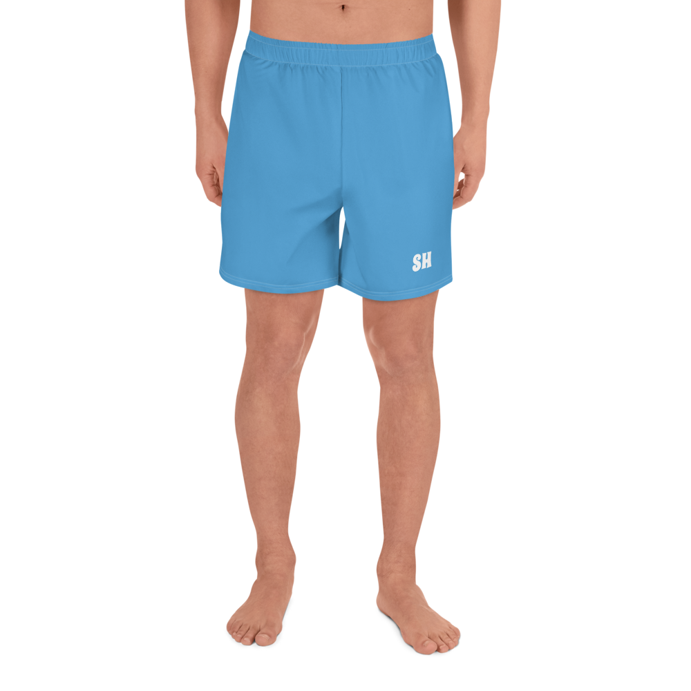 Men's Recycled Athletic Shorts - Ocean Blue