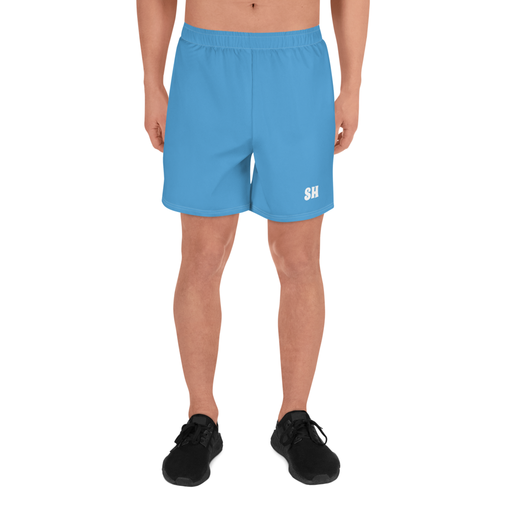 Men's Recycled Athletic Shorts - Ocean Blue