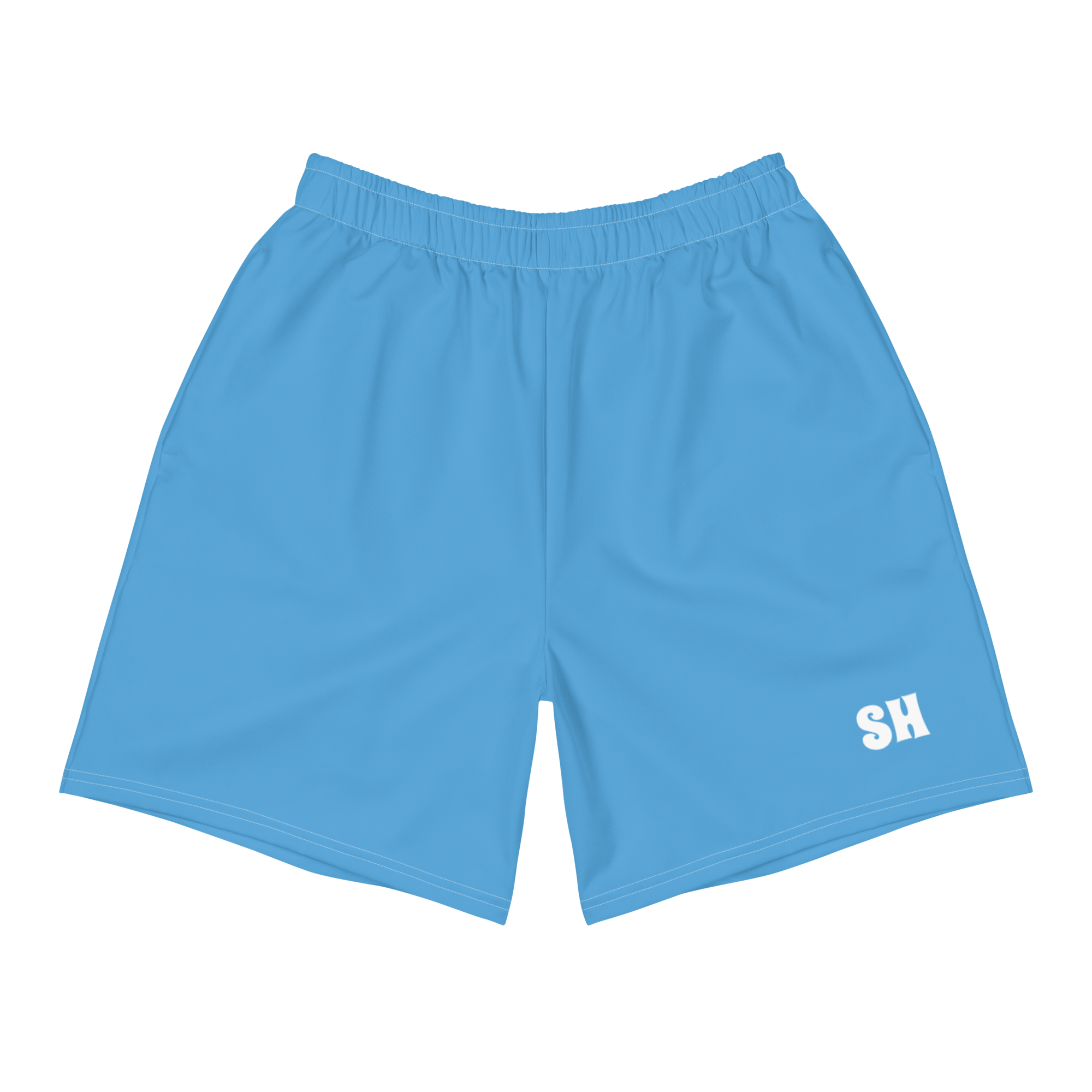 Men's Recycled Athletic Shorts - Ocean Blue