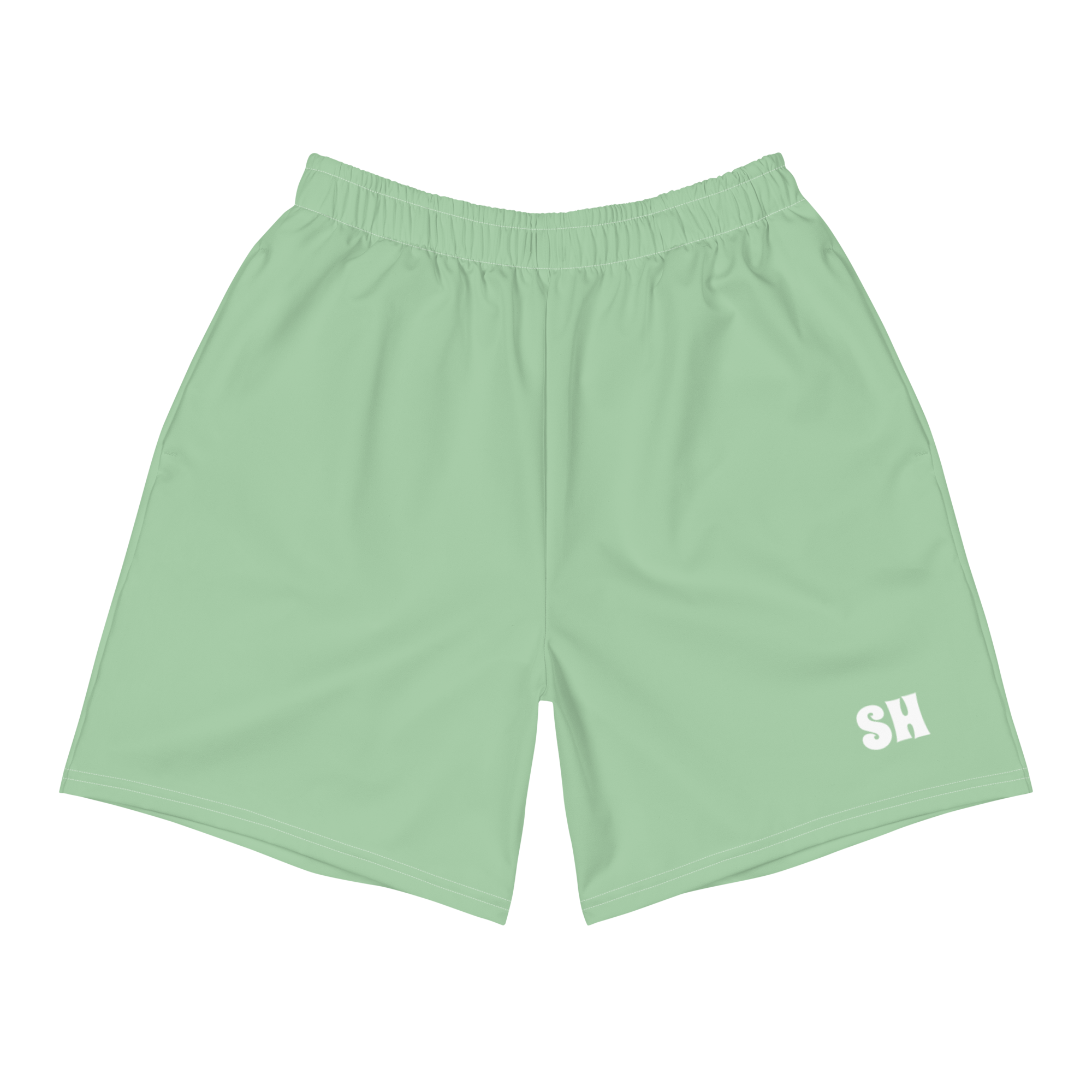 Men's Recycled Athletic Shorts - Palm Green