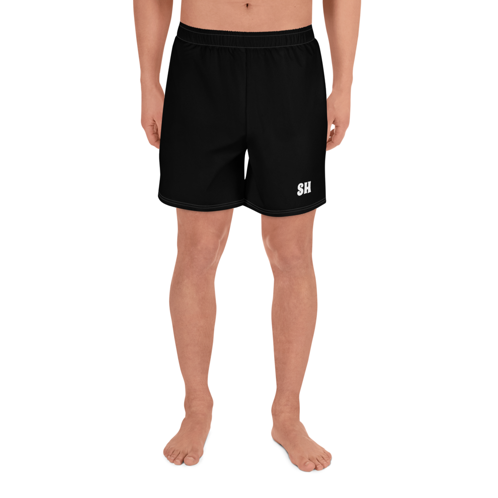 Shorts deportivos reciclados para hombre - Negro