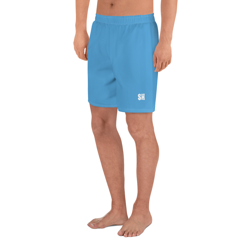 Men's Recycled Athletic Shorts - Ocean Blue