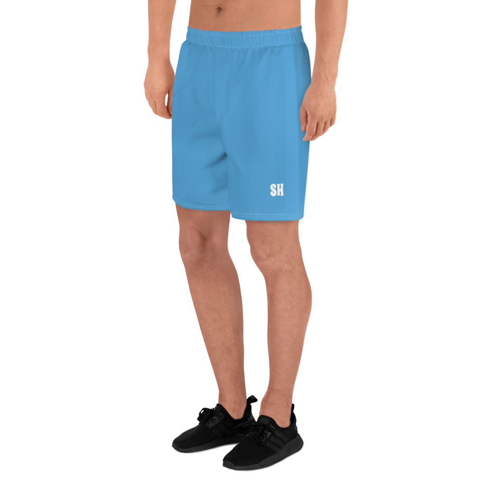 Men's Recycled Athletic Shorts - Ocean Blue