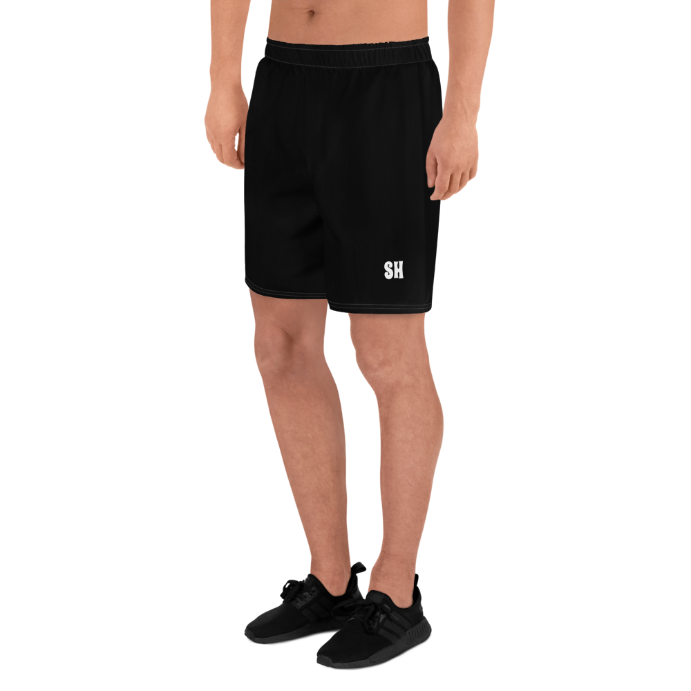 Shorts deportivos reciclados para hombre - Negro