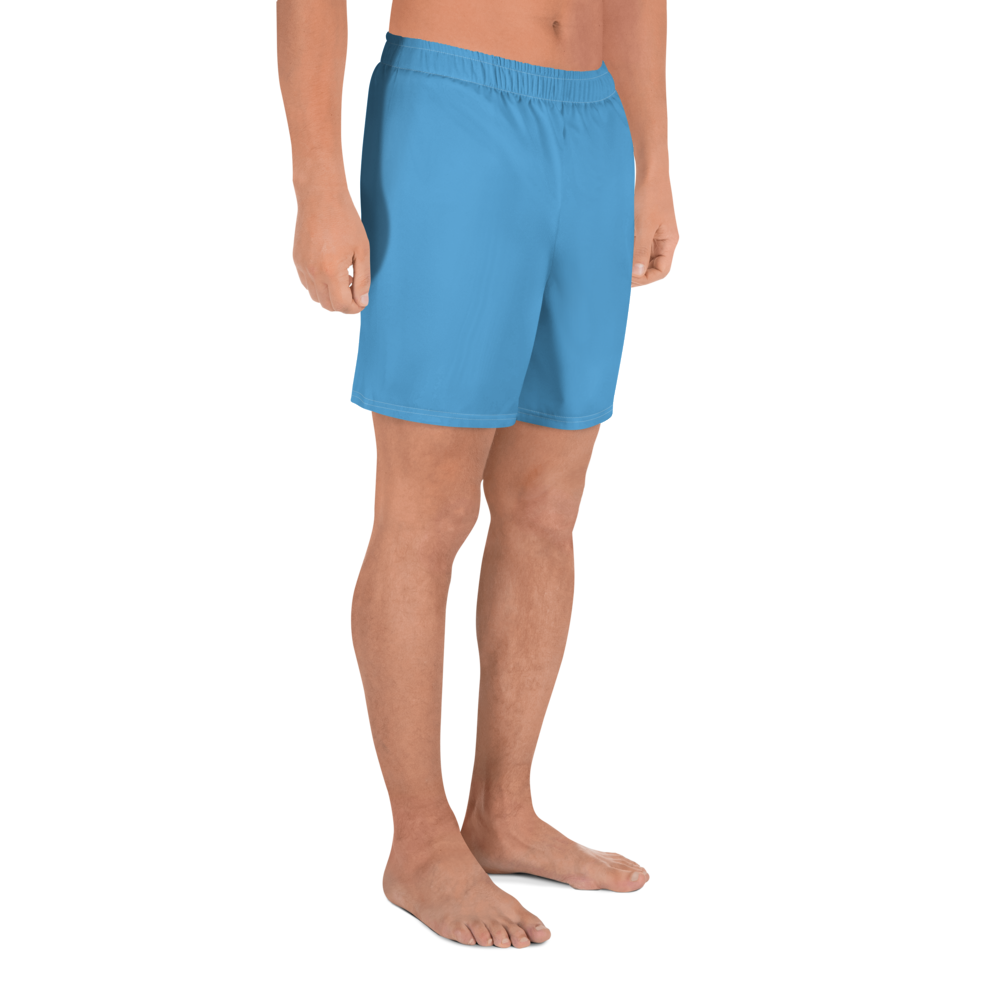 Men's Recycled Athletic Shorts - Ocean Blue