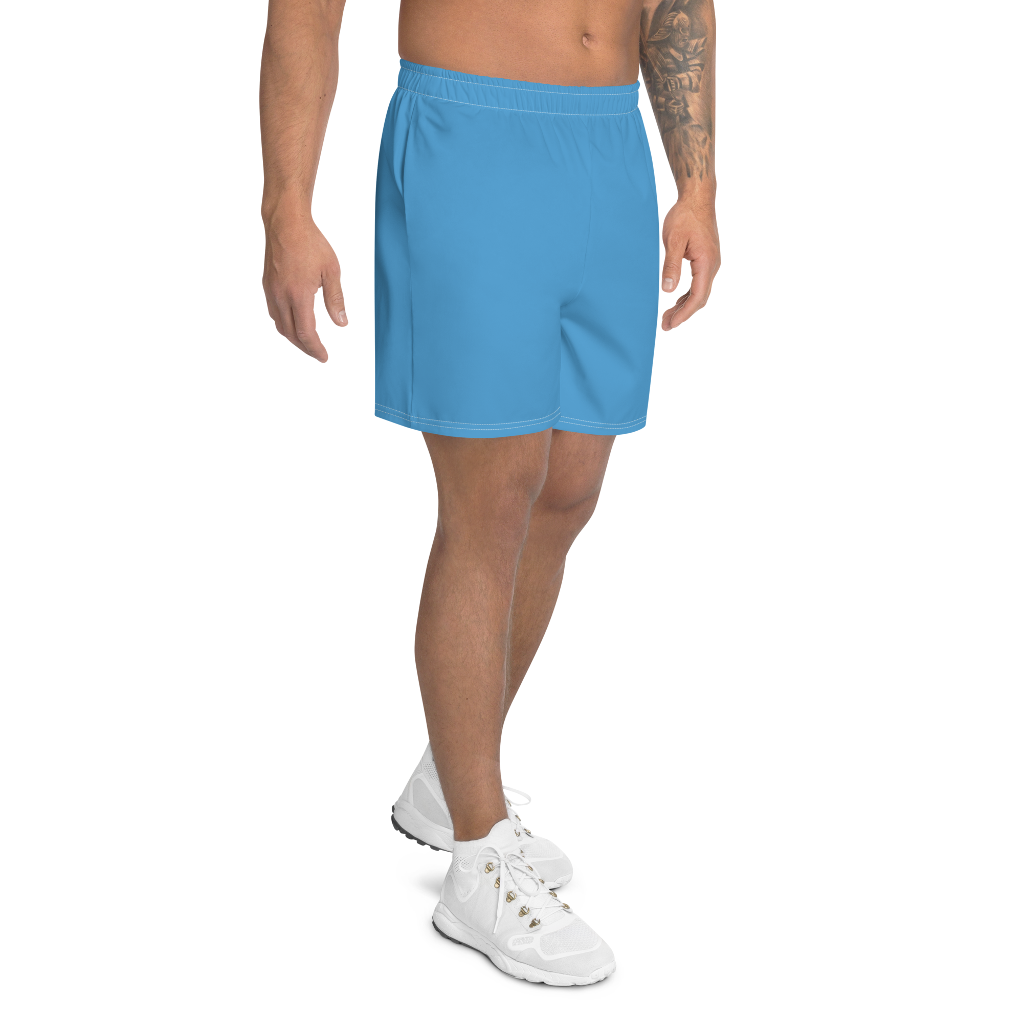 Men's Recycled Athletic Shorts - Ocean Blue