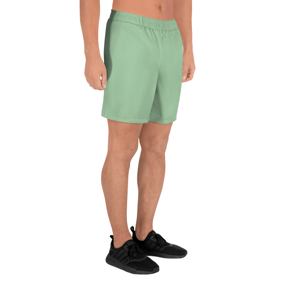 Men's Recycled Athletic Shorts - Palm Green