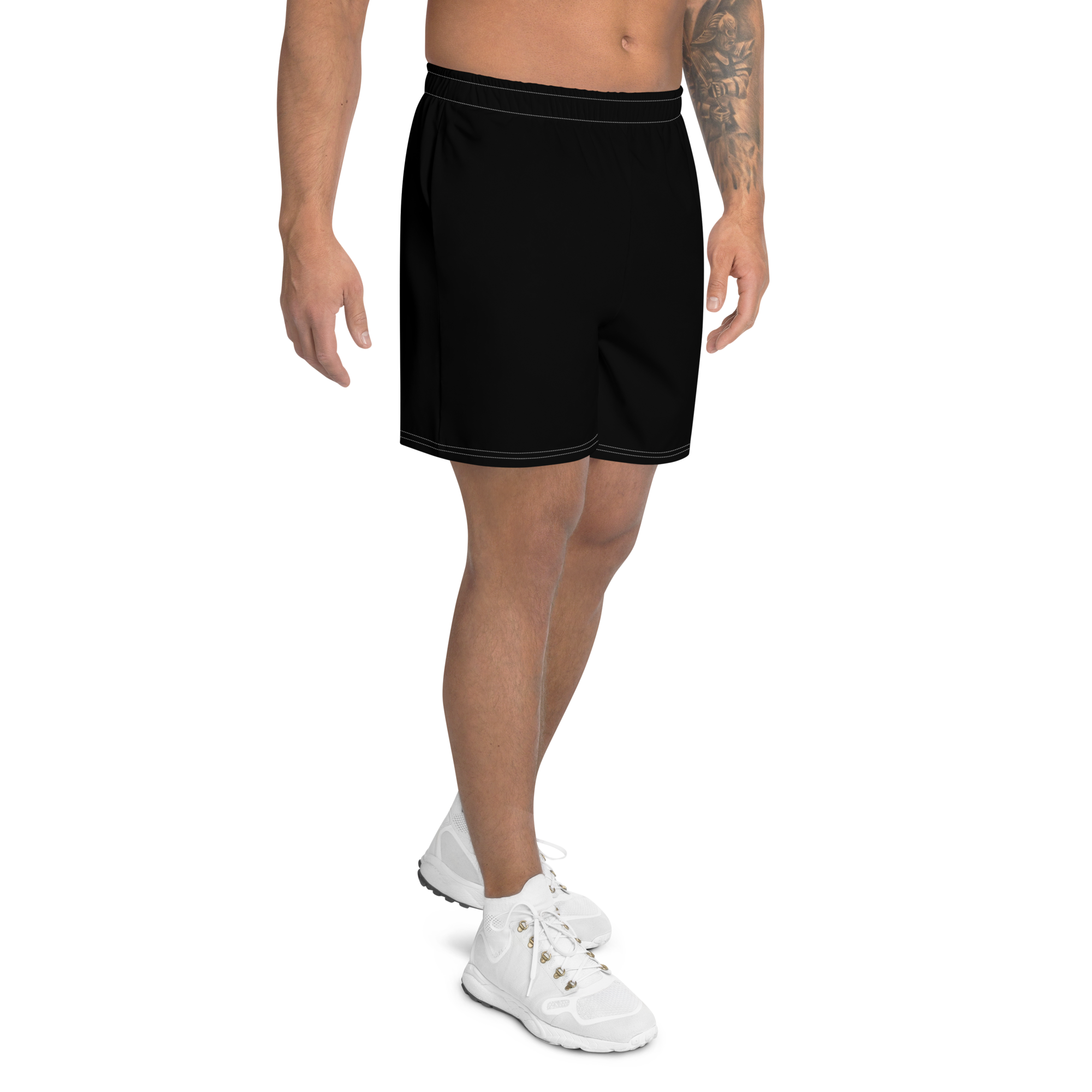 Shorts deportivos reciclados para hombre - Negro