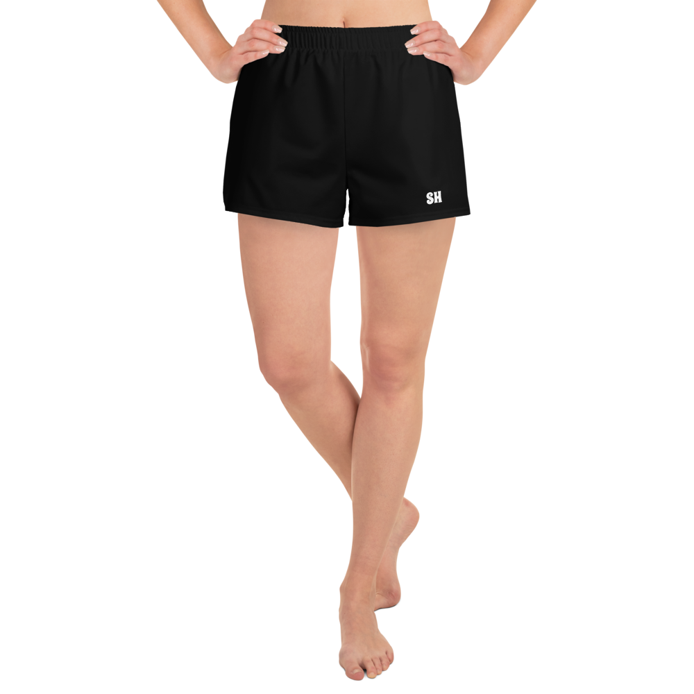 Womens Athletic Shorts - Harbor Black