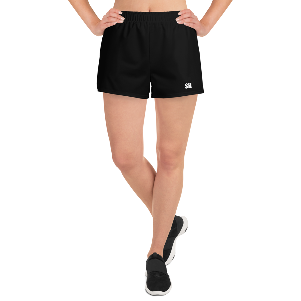 Womens Athletic Shorts - Harbor Black