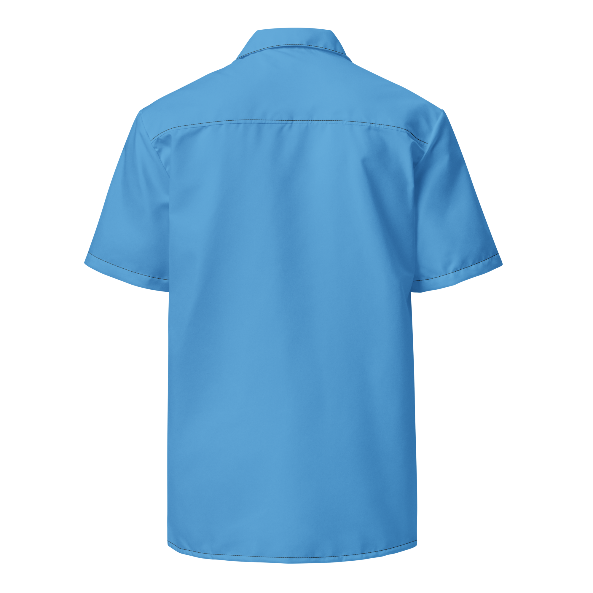 Mens button shirt - Ocean Blue