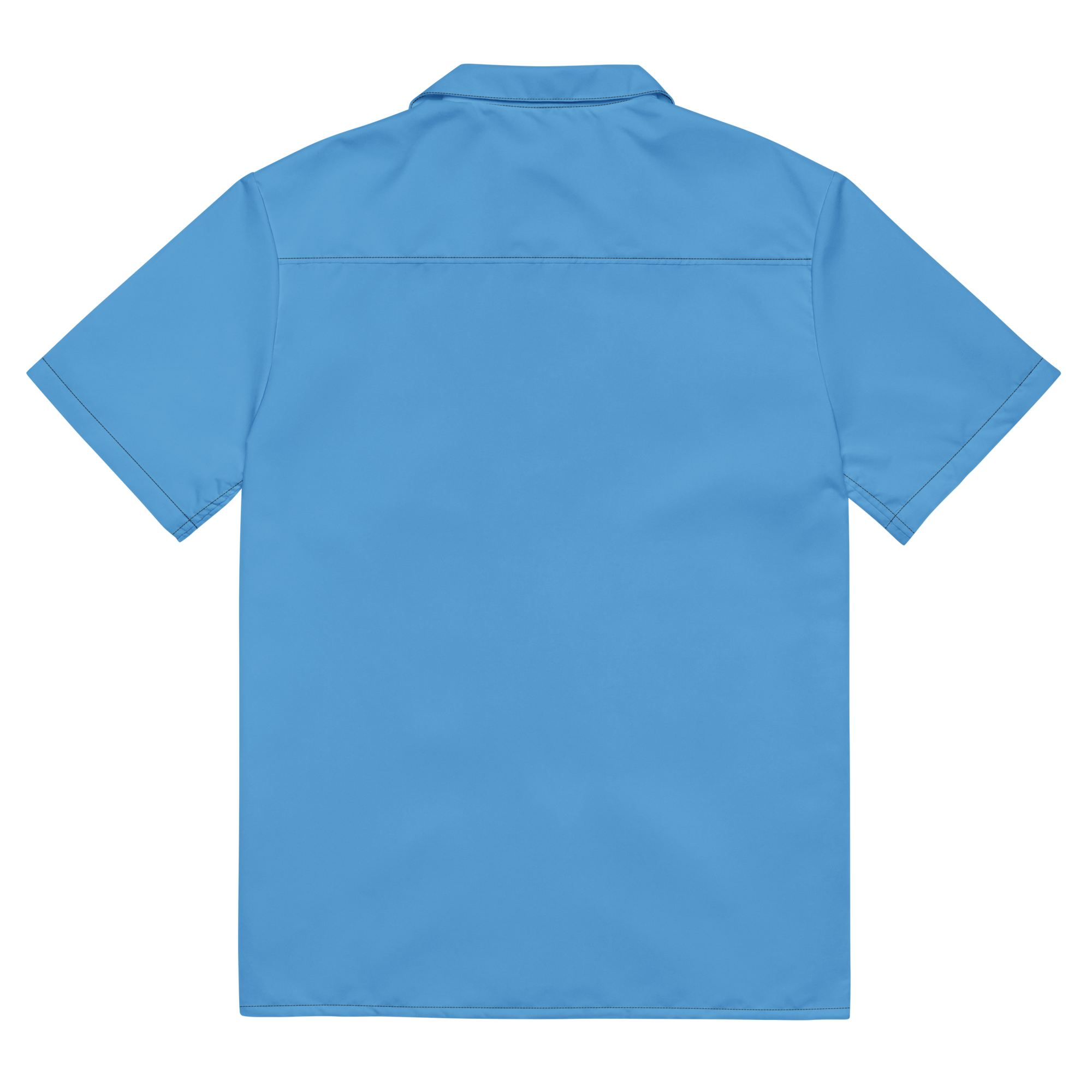 Mens button shirt - Ocean Blue