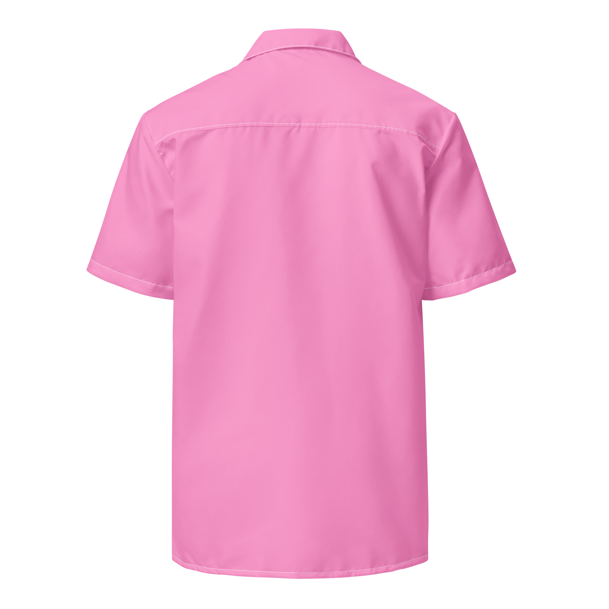 Mens button shirt - Tropical Pink