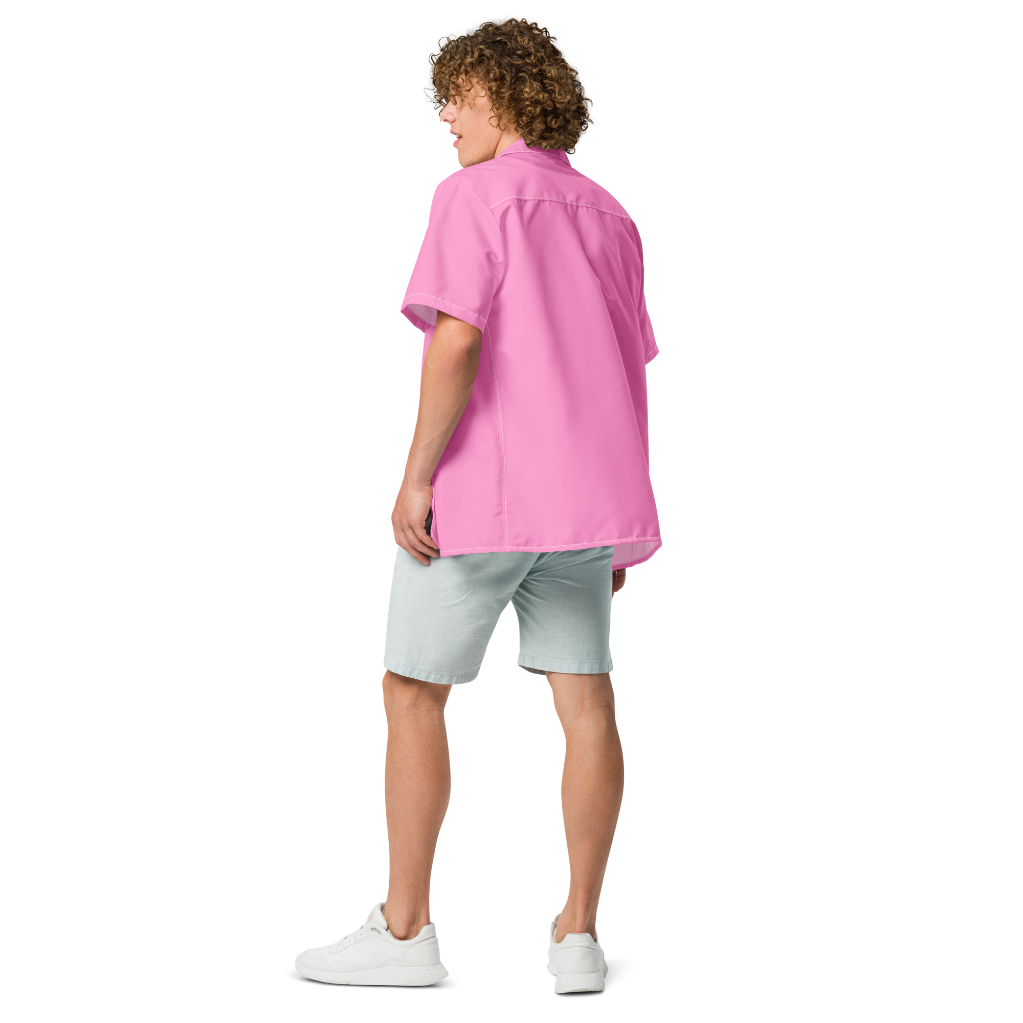 Unisex-Knopfhemd - Tropical Pink