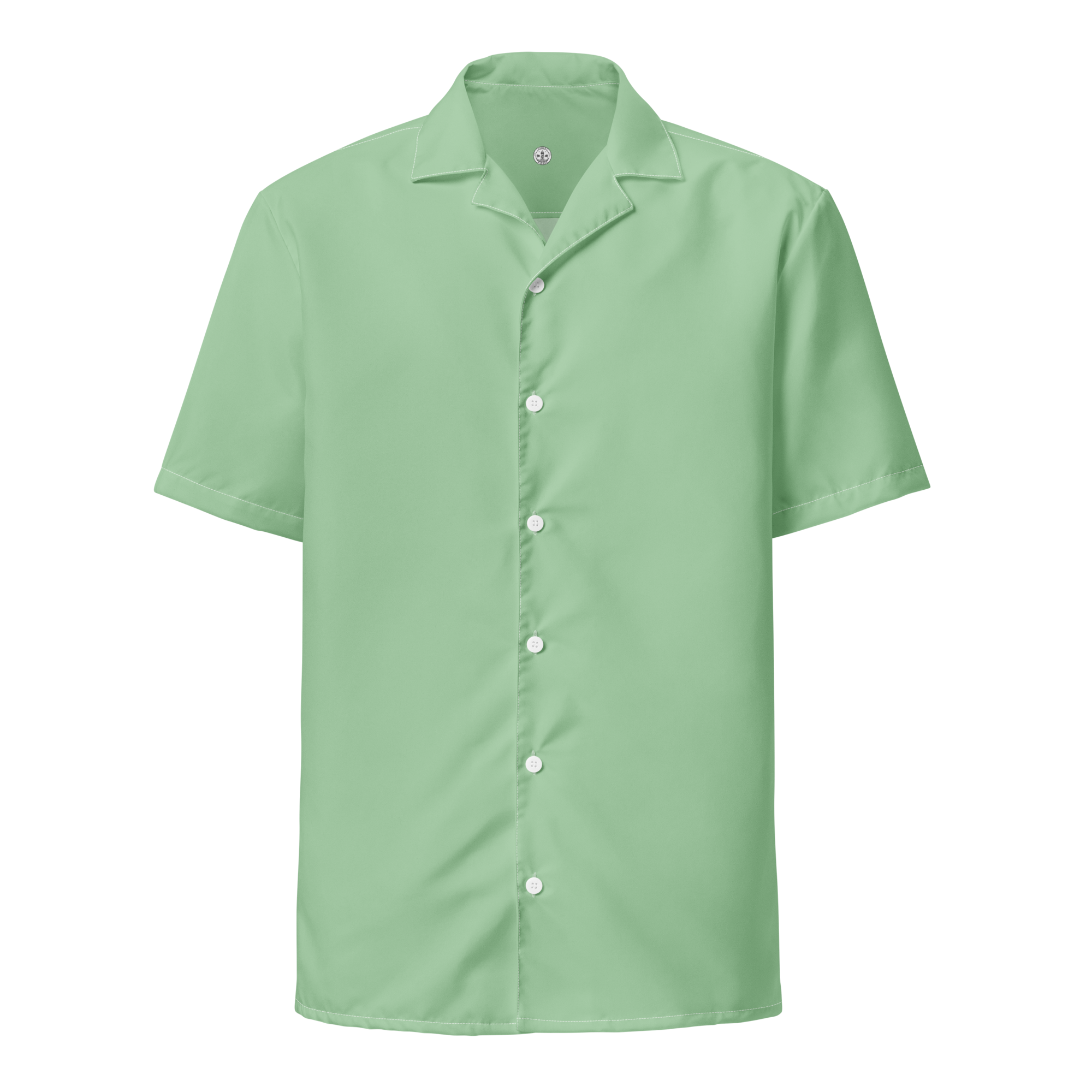 Mens button shirt - Palm Green