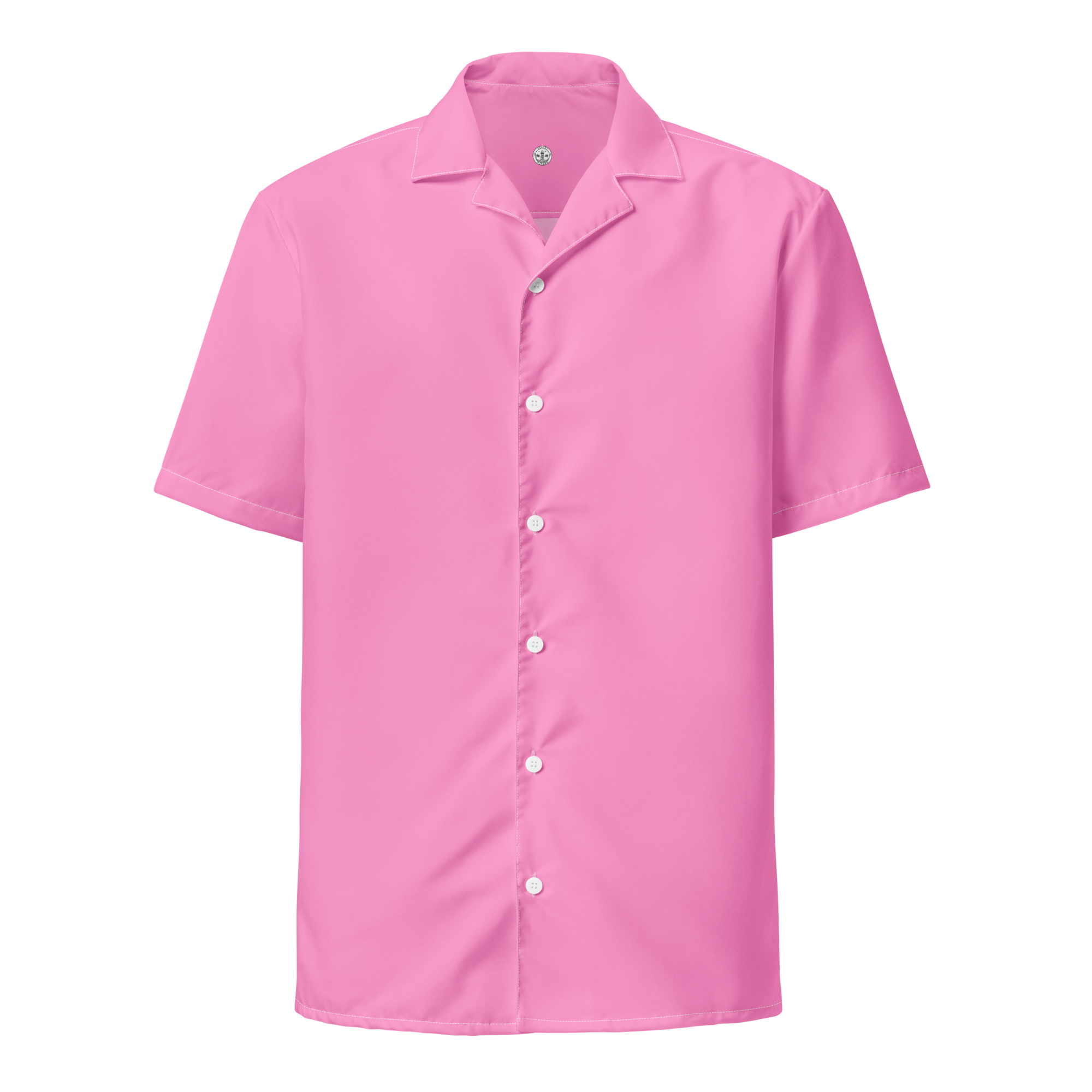 Mens button shirt - Tropical Pink