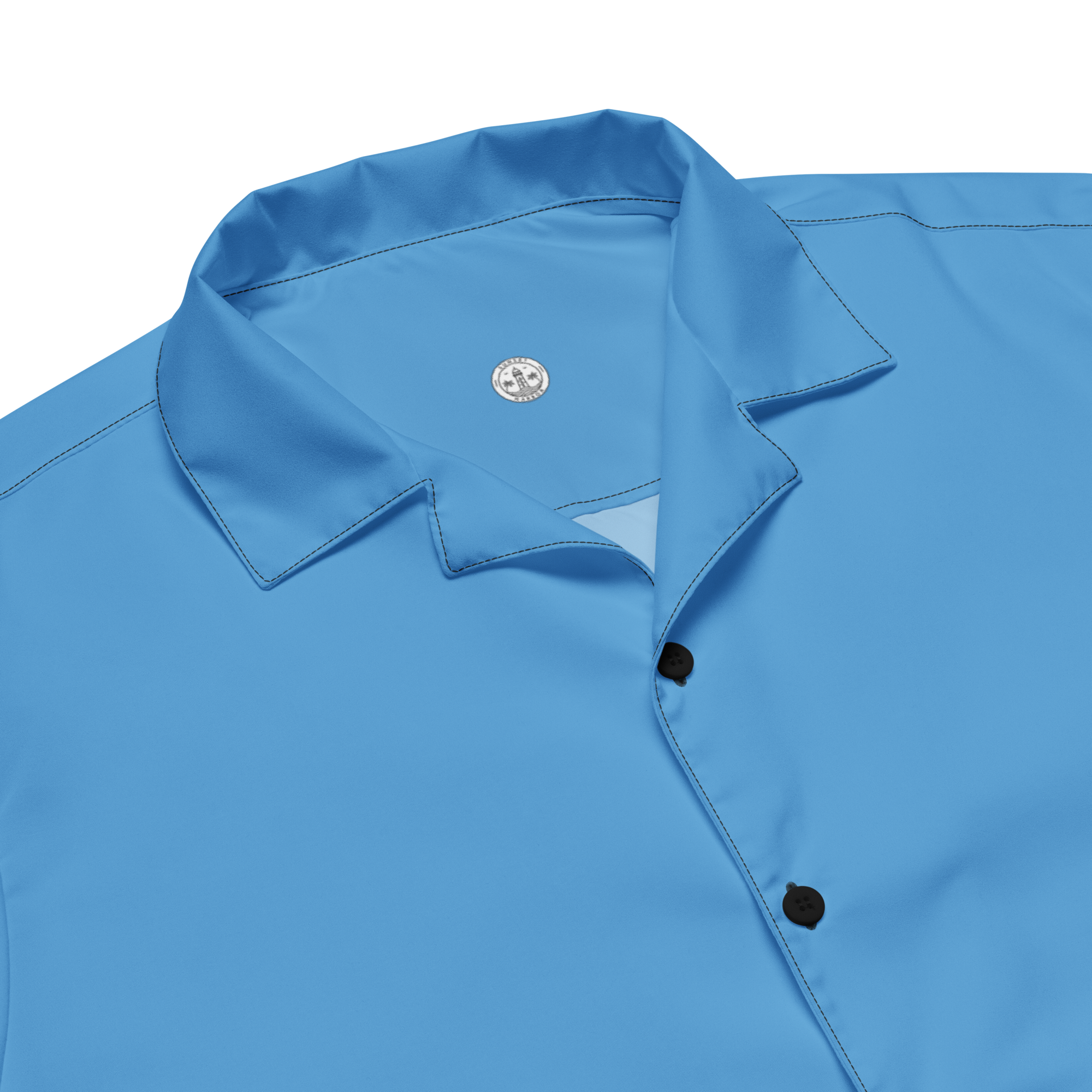 Mens button shirt - Ocean Blue