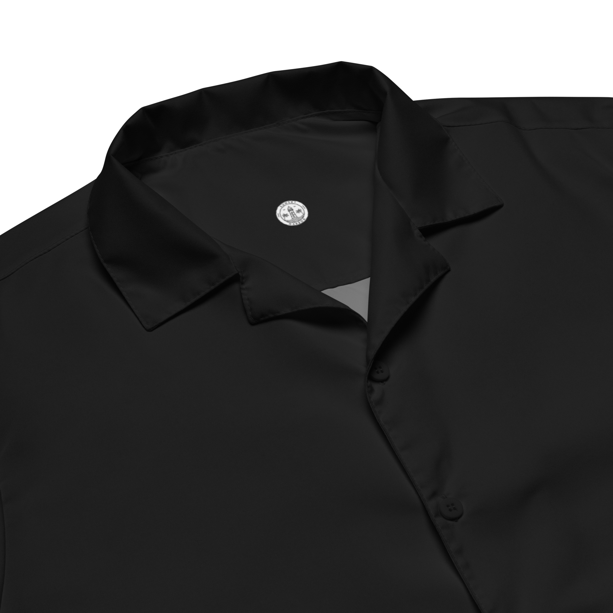 Mens button shirt - Harbor Black