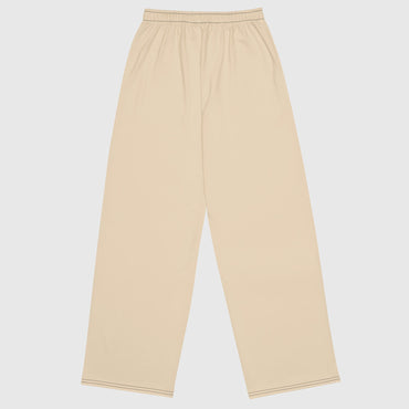 Women's wide-leg pants - Cream - Sunset Harbor Clothing