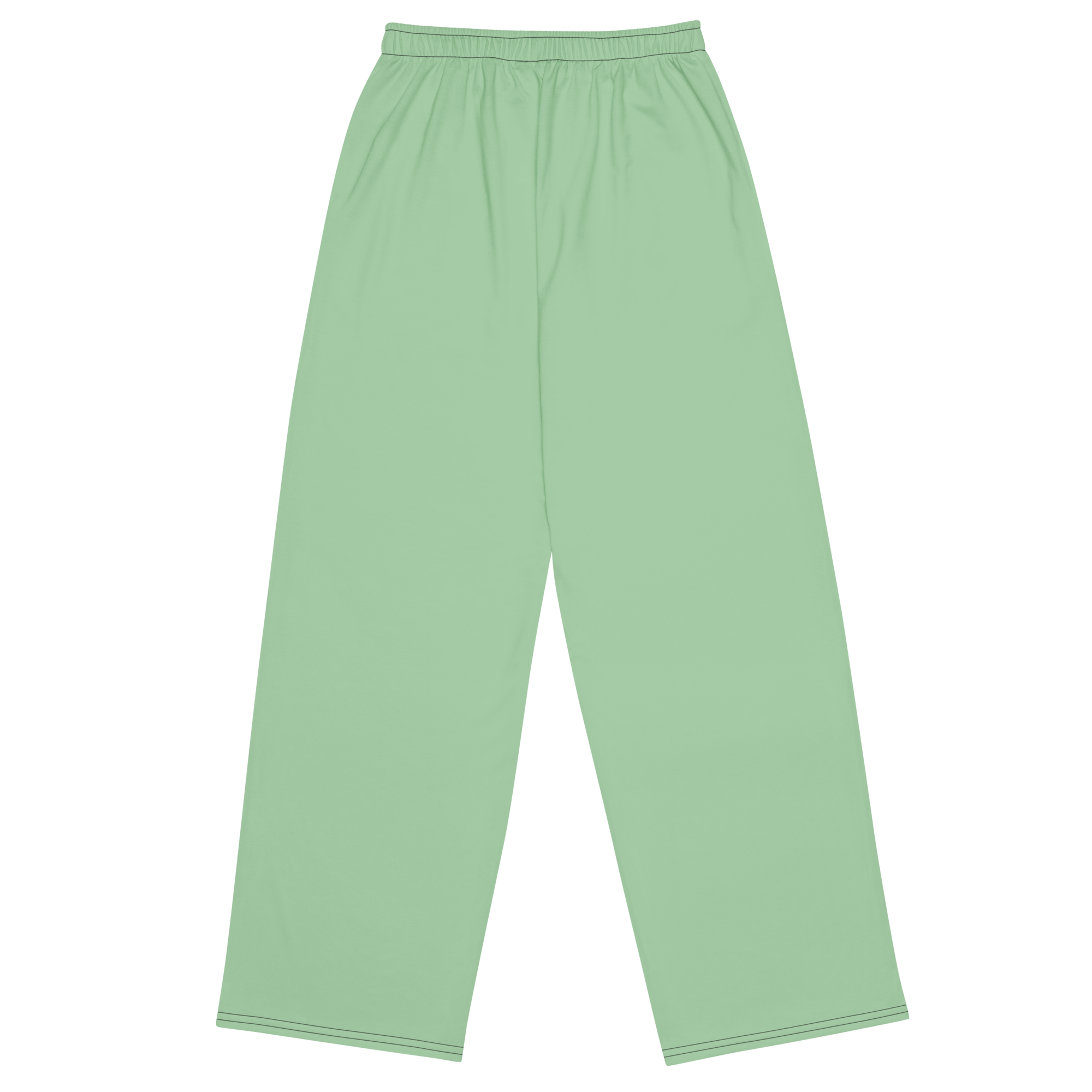 Womens wide-leg pants - Palm Green