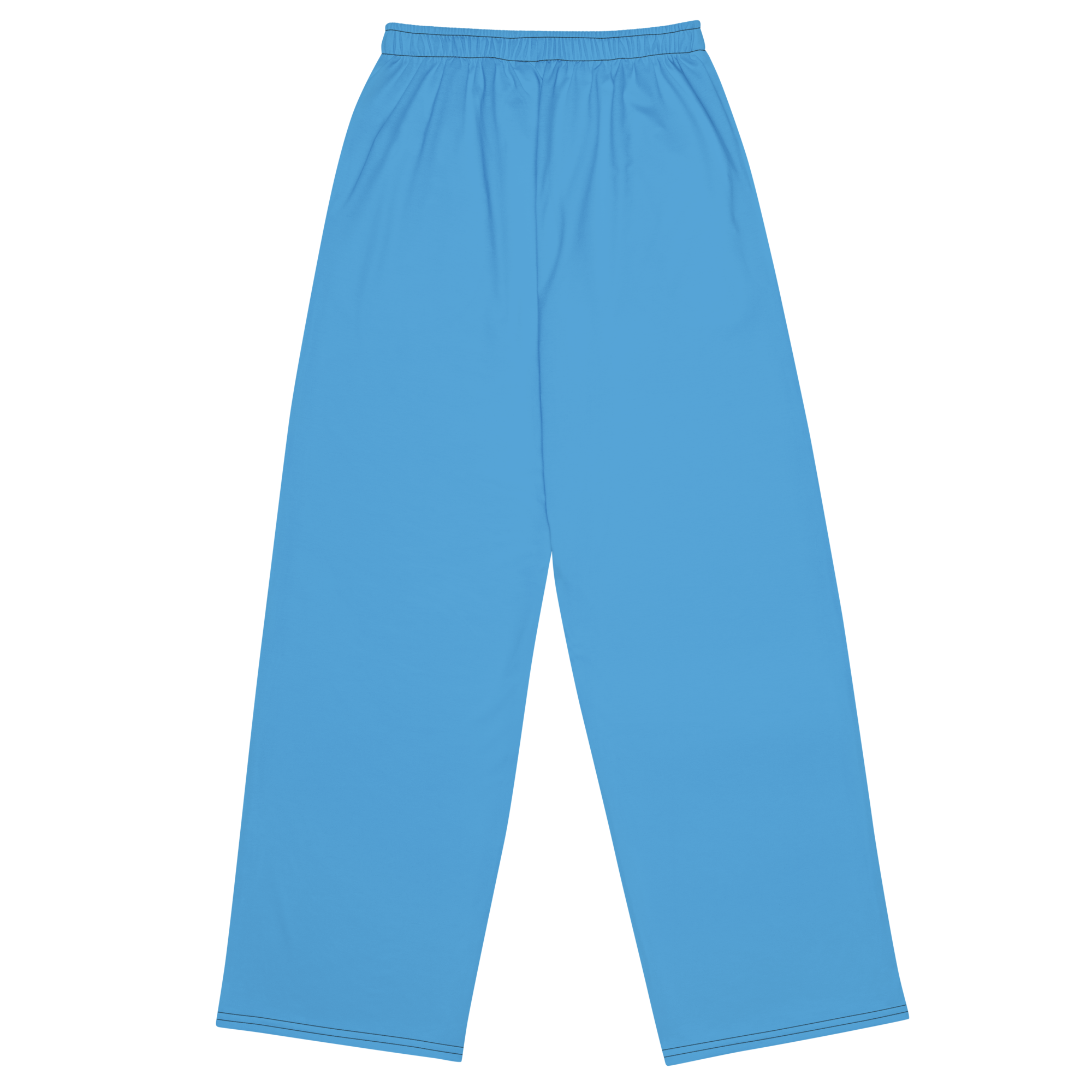 Womens wide-leg pants - Ocean Blue