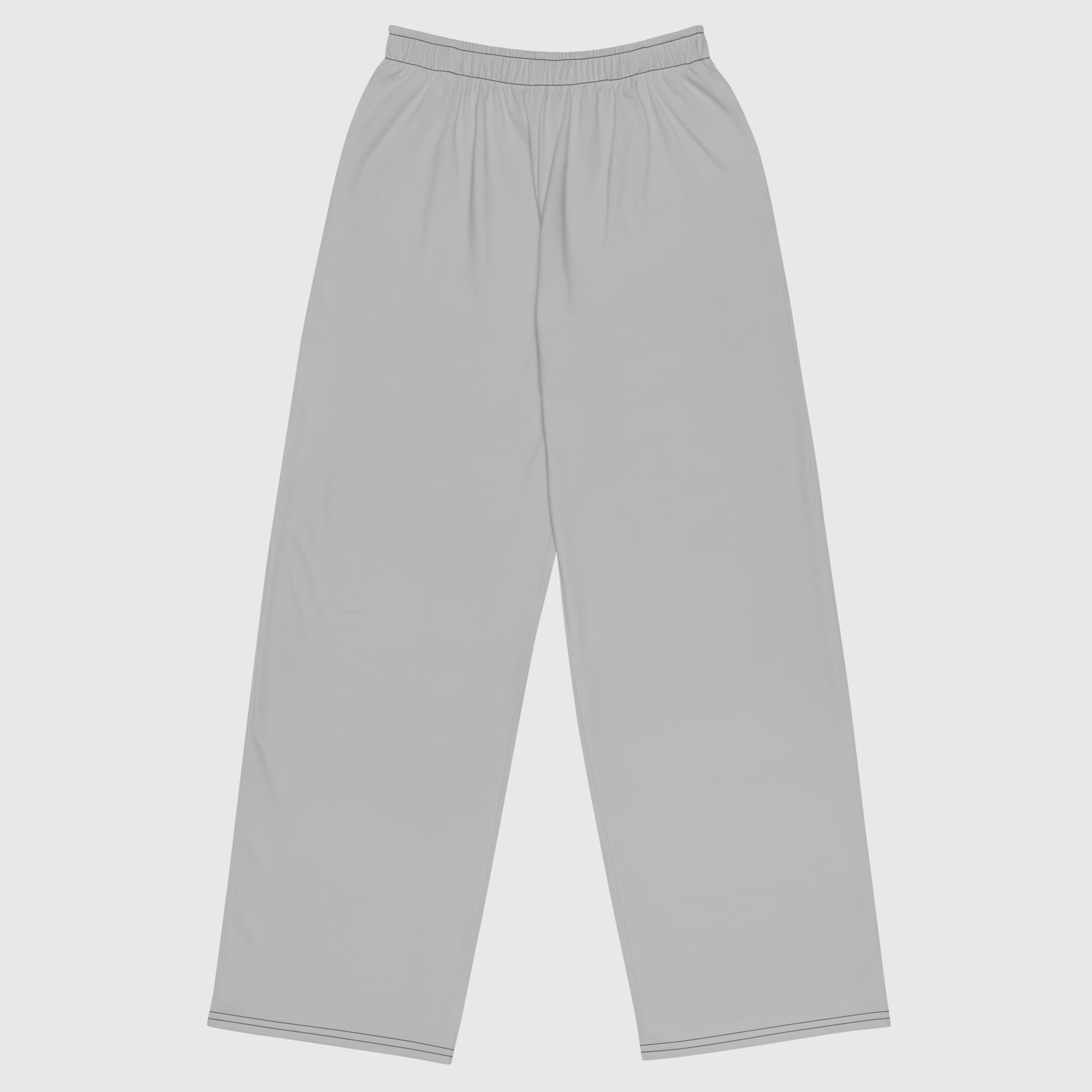 Unisex wide-leg pants - Light Grey