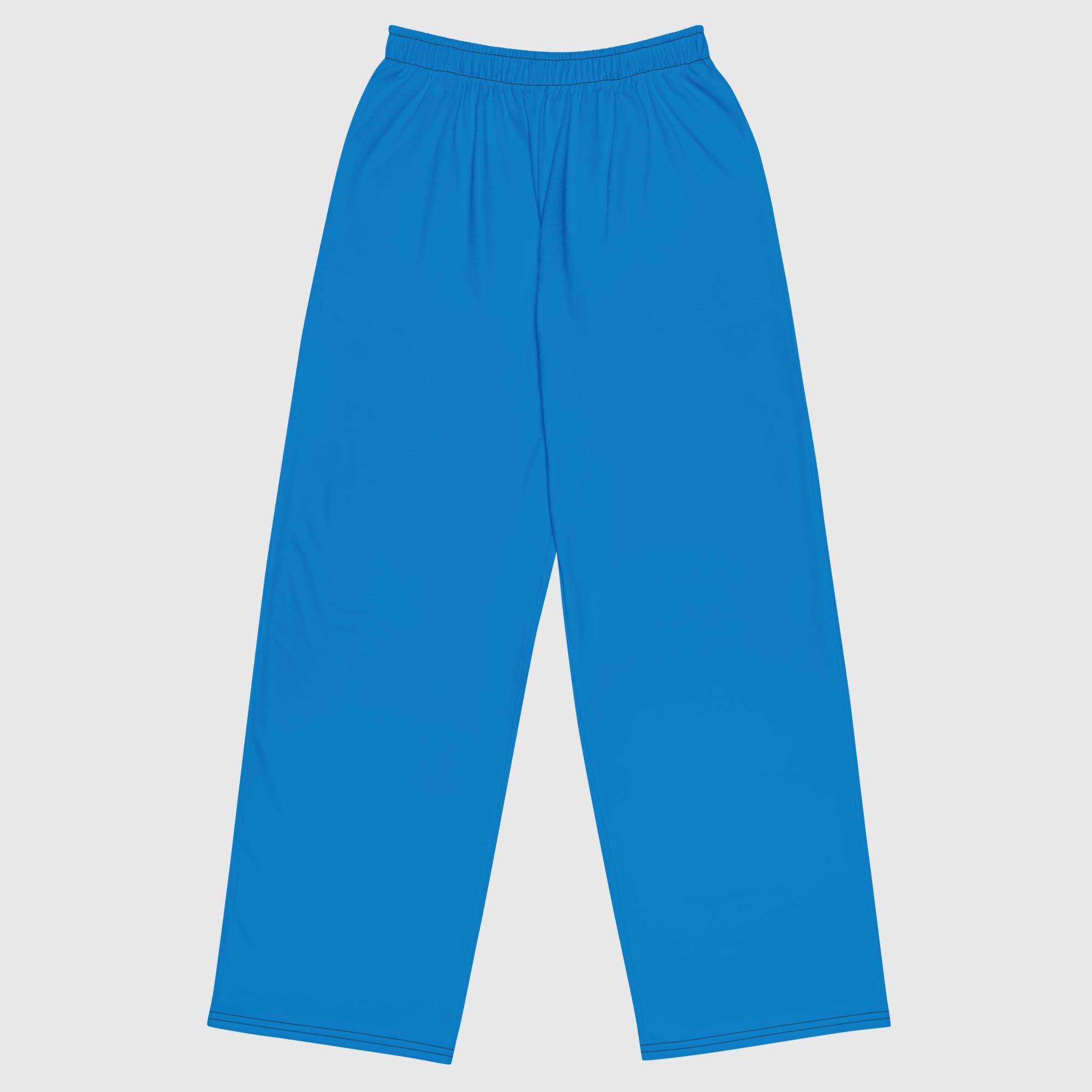Unisex wide-leg pants - Blue