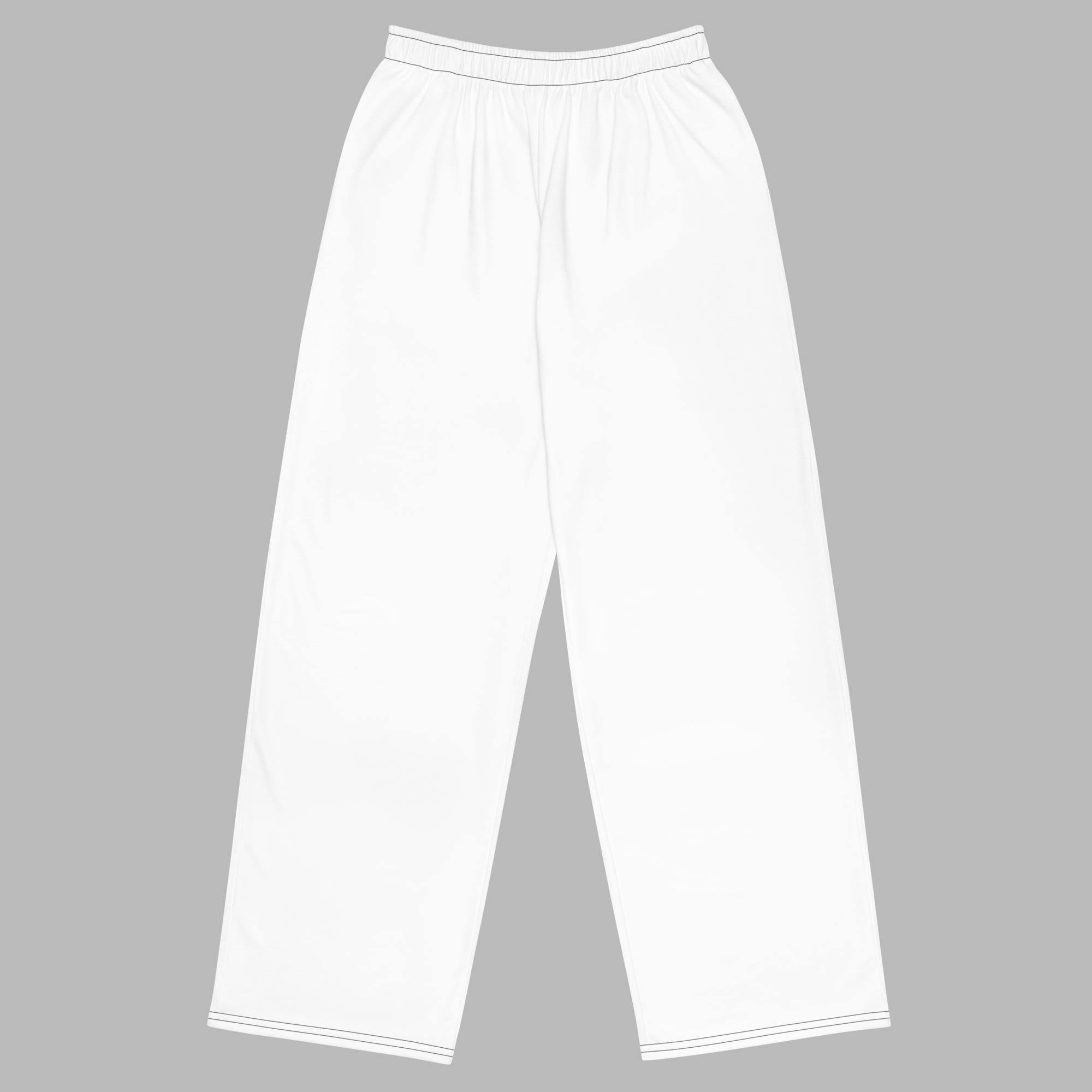 Pantalón ancho unisex - Blanco