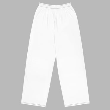Unisex wide-leg pants - White