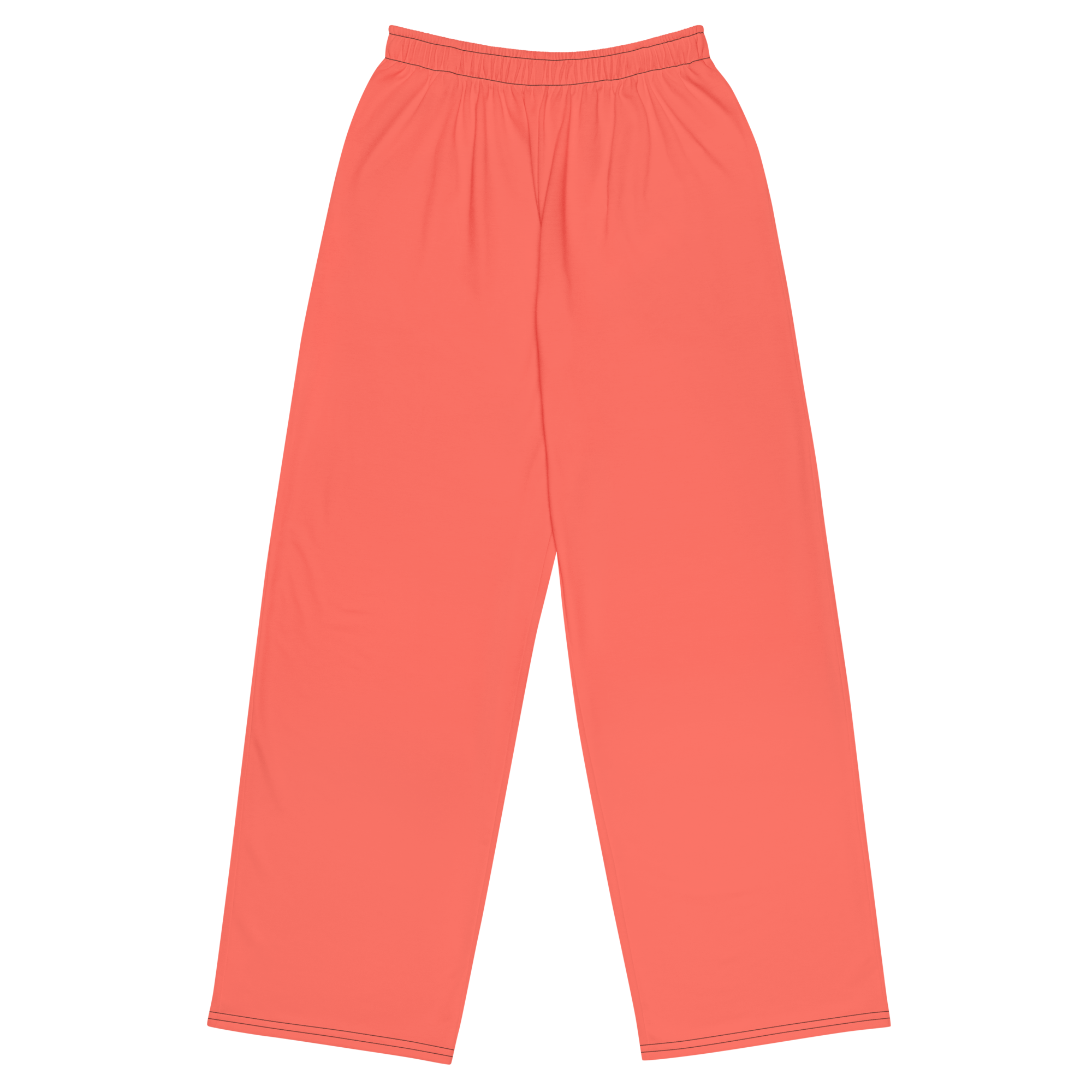 Unisex-Hose mit weitem Bein - Sunset Coral