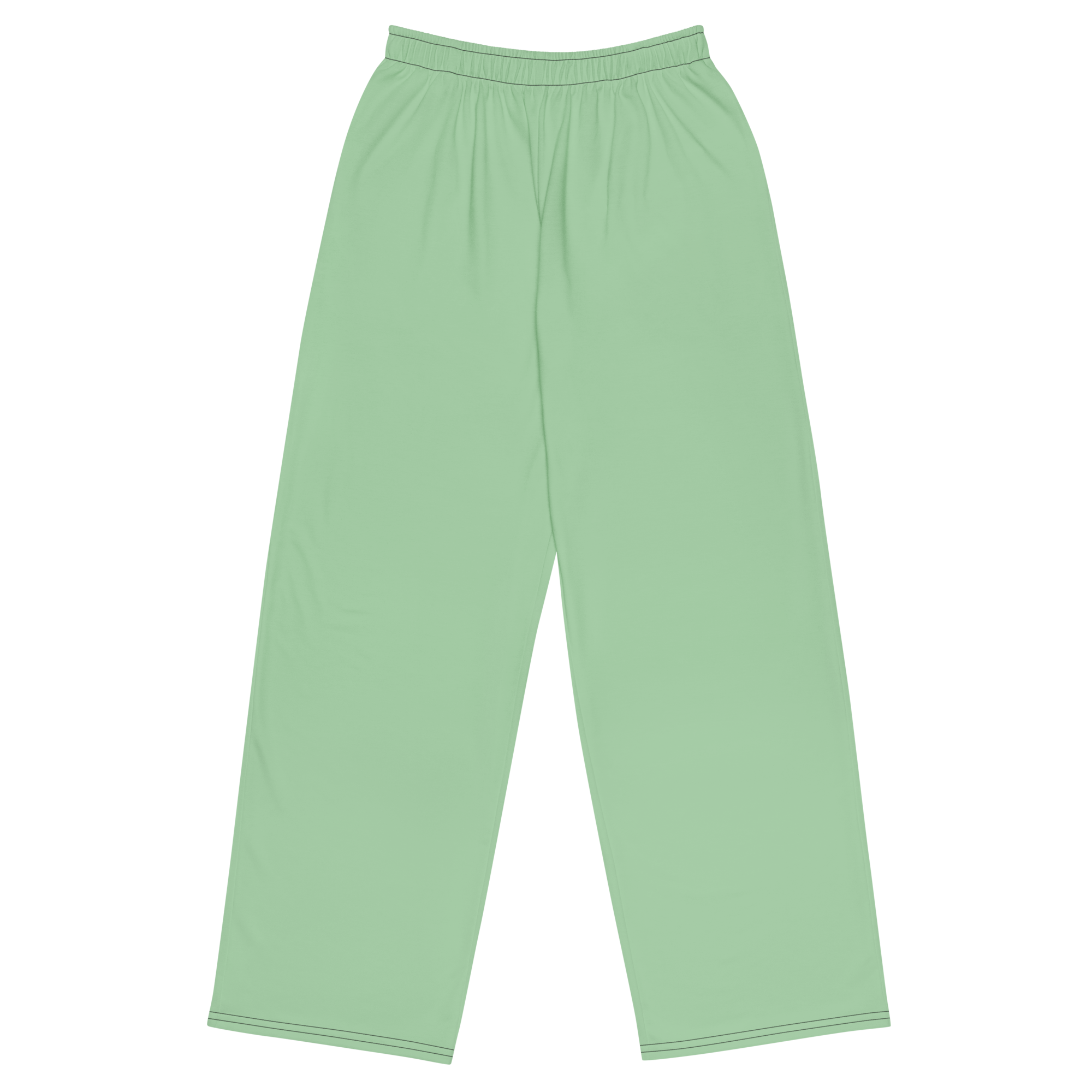 Womens wide-leg pants - Palm Green