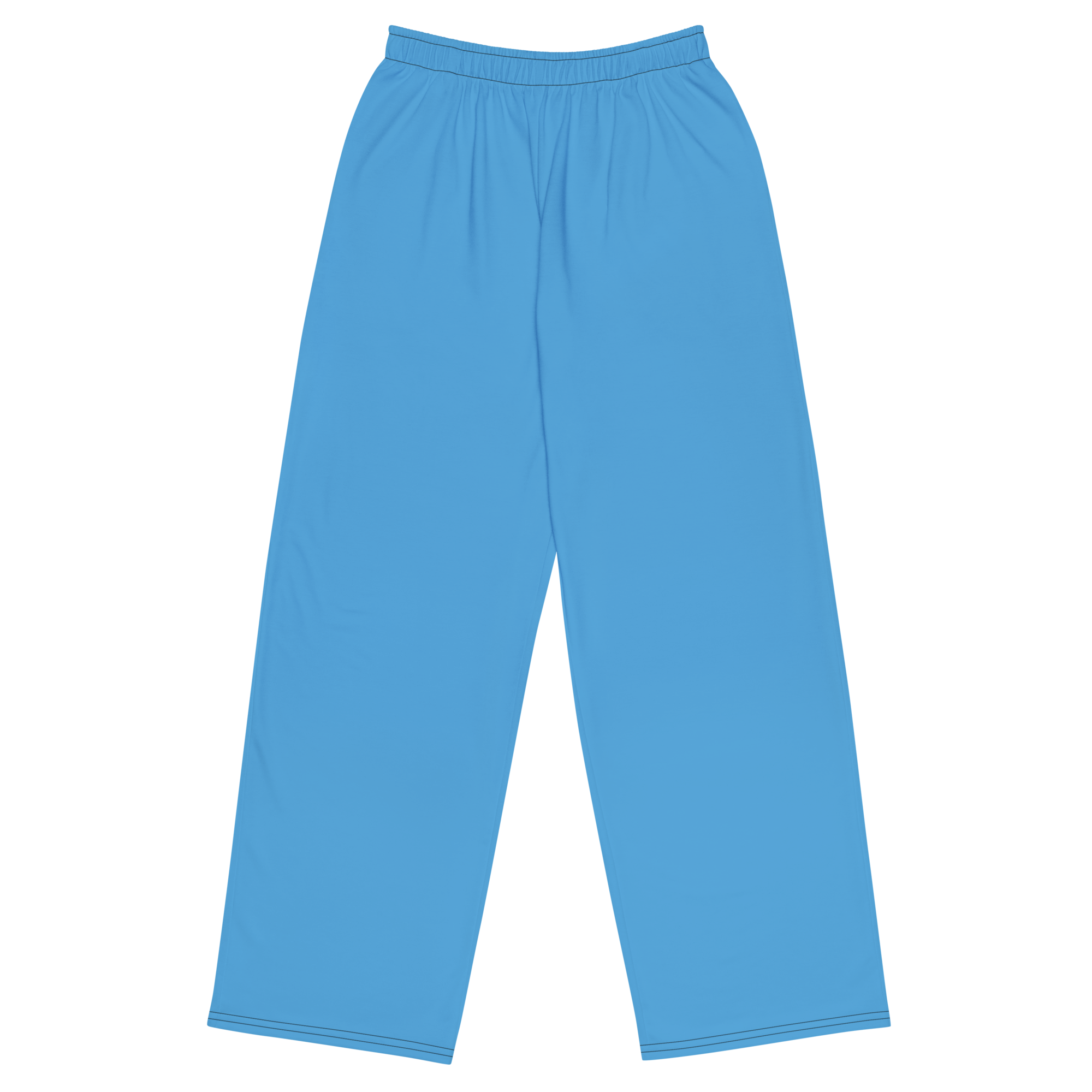 Womens wide-leg pants - Ocean Blue