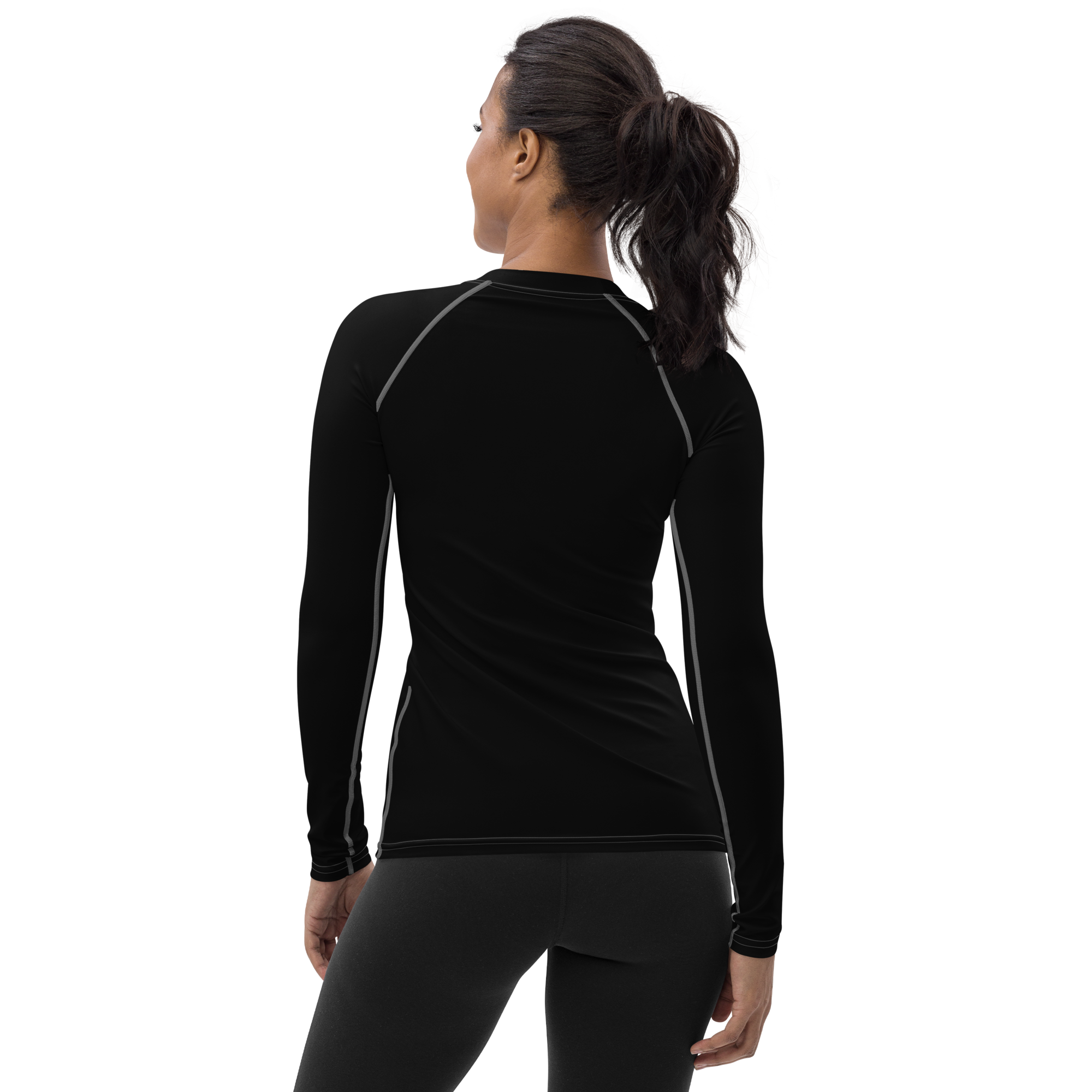 Women's Rash Guard - Harbor Black