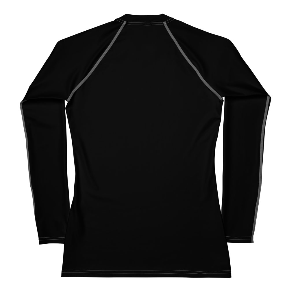 Women's Rash Guard - Harbor Black