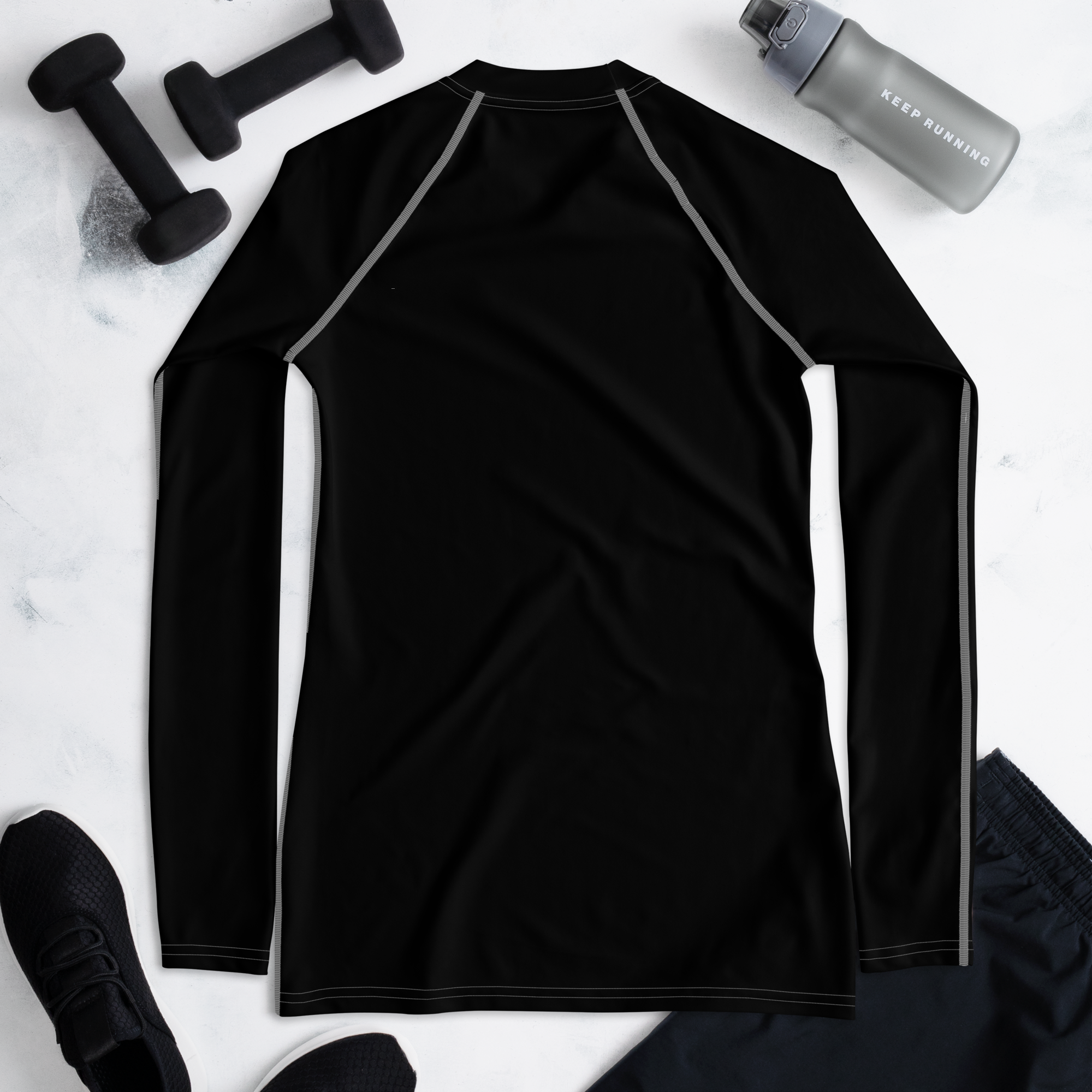 Women's Rash Guard - Harbor Black