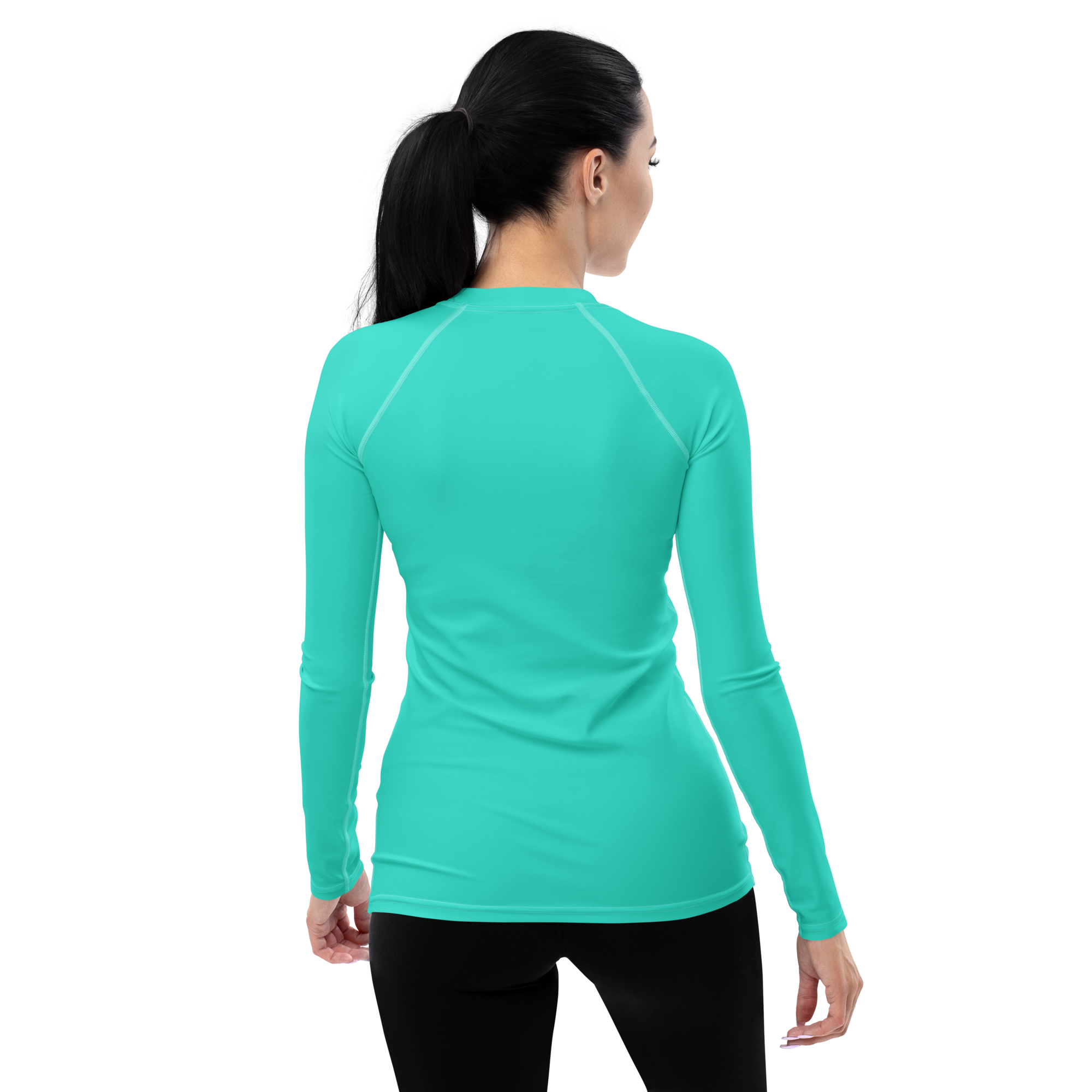 Rashguard für Damen - Lagunentürkis