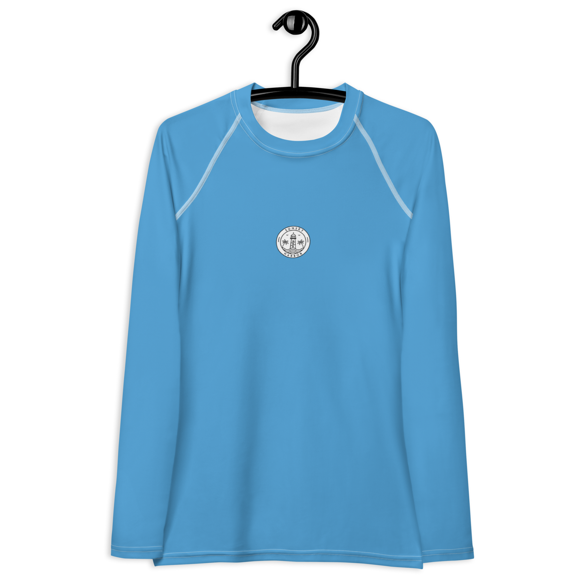 Camiseta de protección contra erupciones para mujer - Azul océano