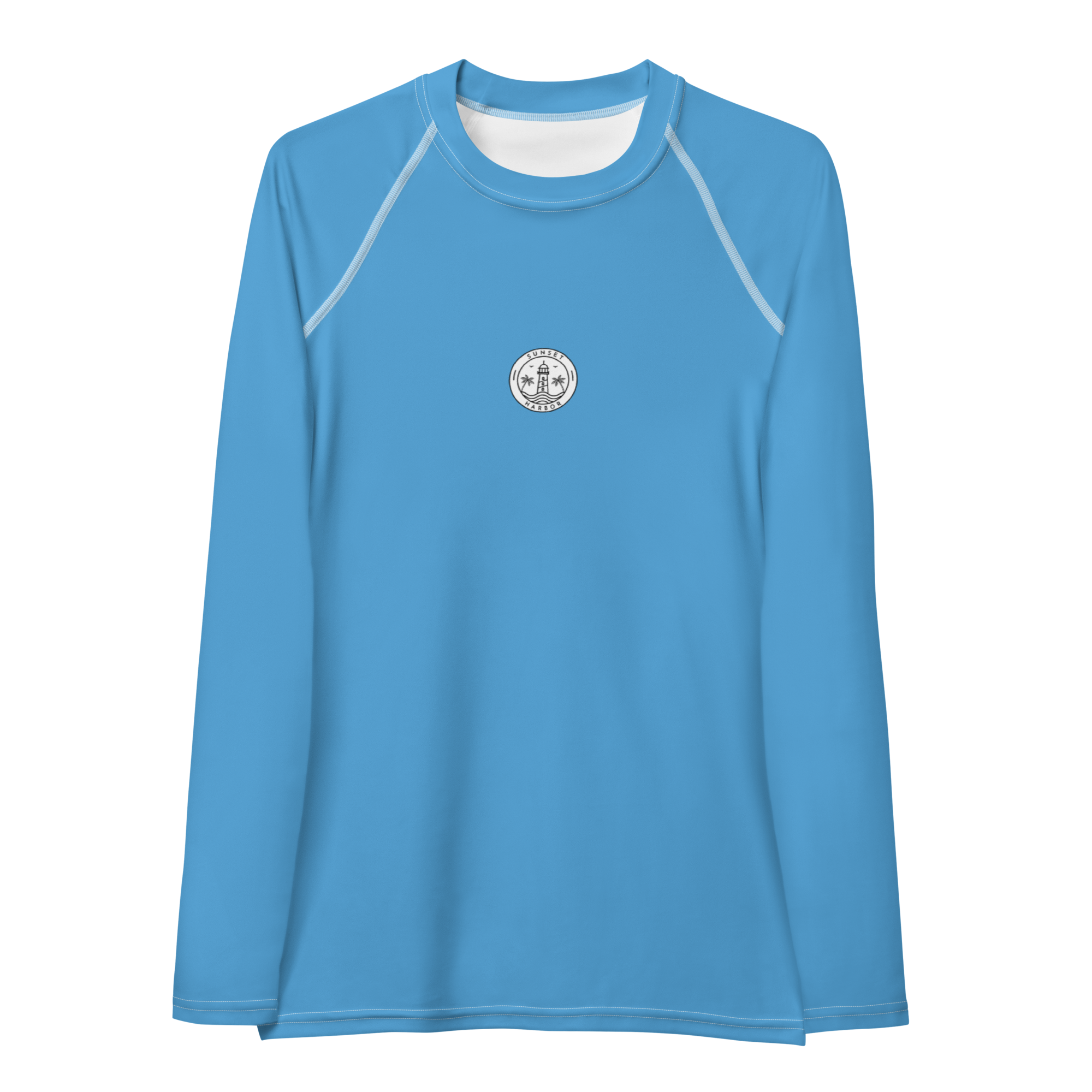 Camiseta de protección contra erupciones para mujer - Azul océano