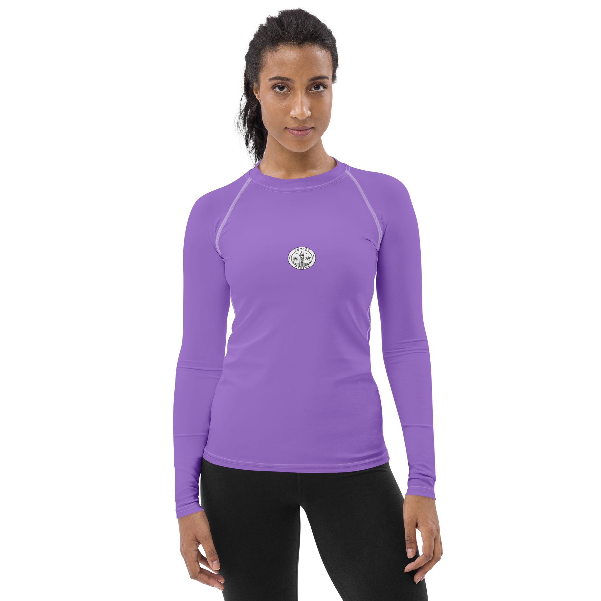 Women's Rash Guard - Coastal Purple