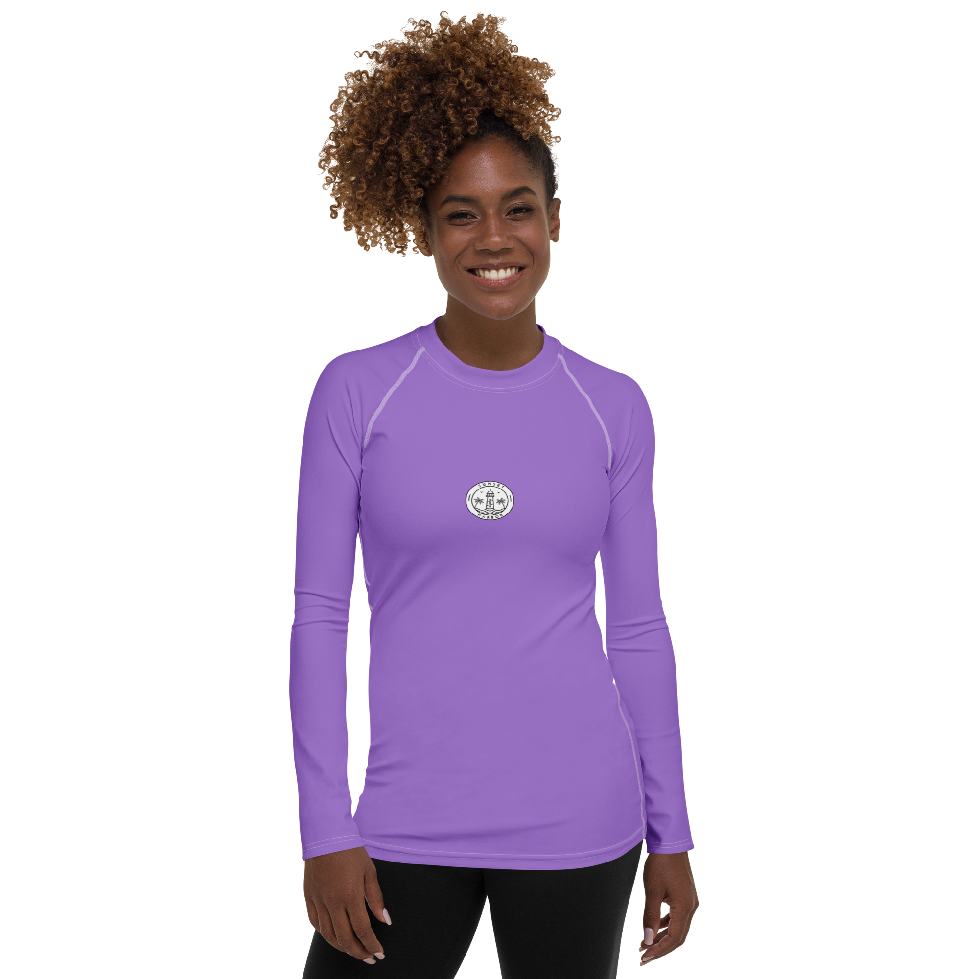 Camiseta de protección contra erupciones para mujer - Coastal Purple