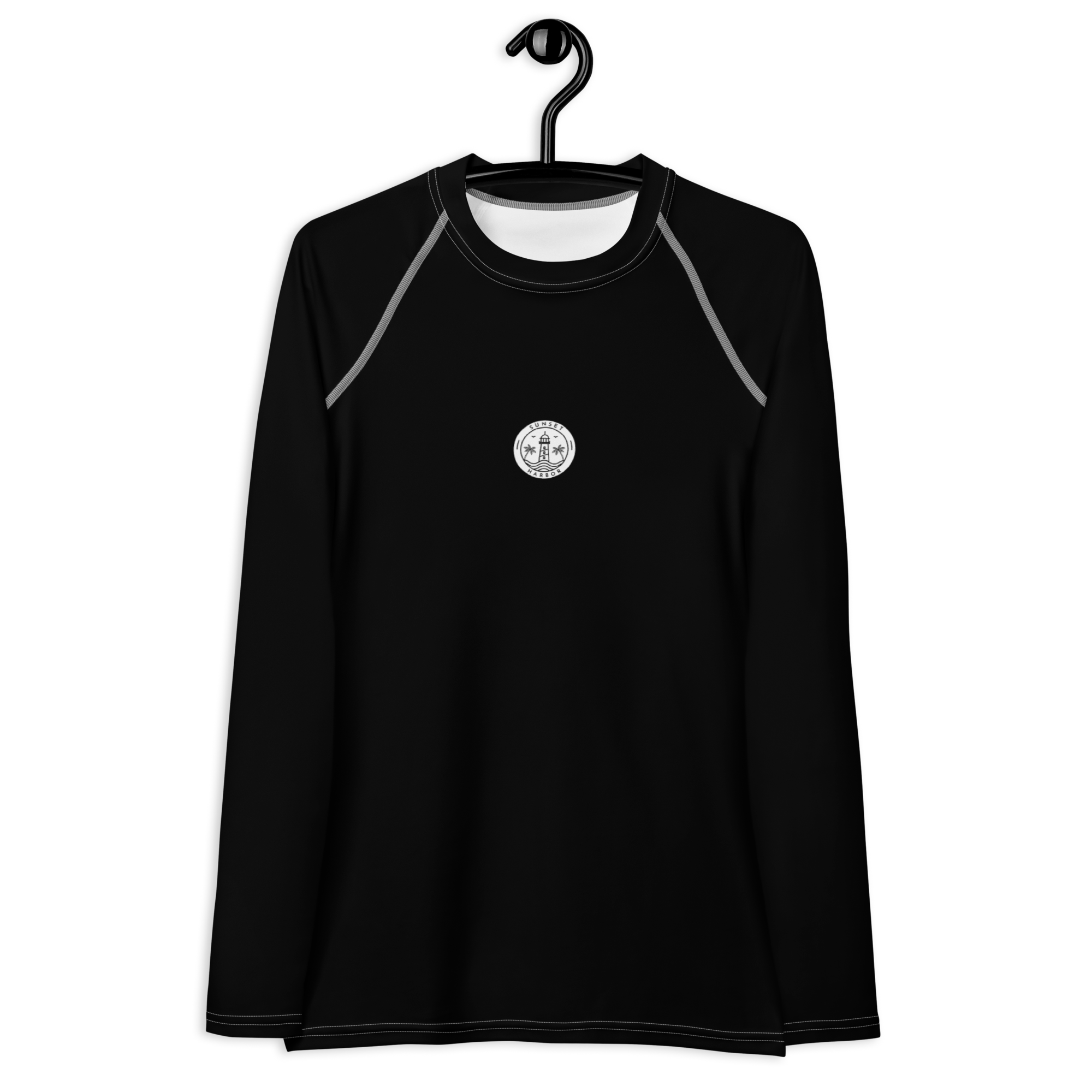 Women's Rash Guard - Harbor Black