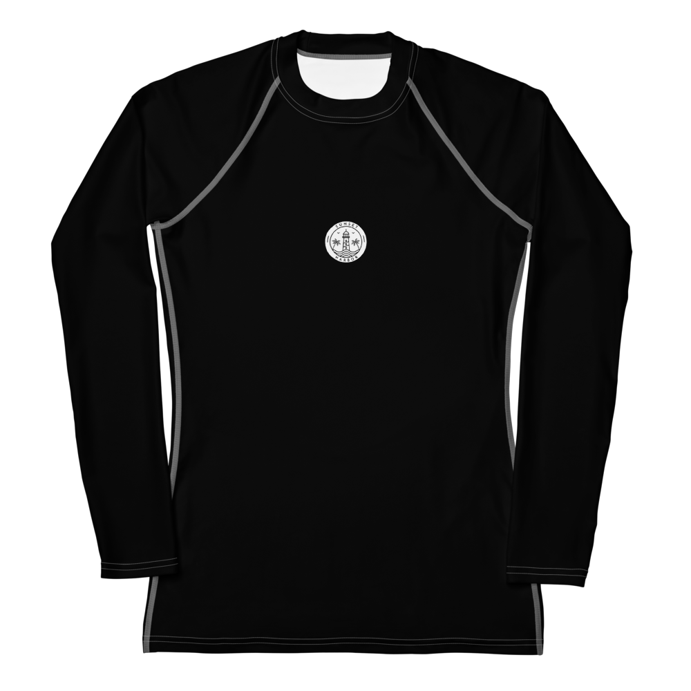 Women's Rash Guard - Harbor Black