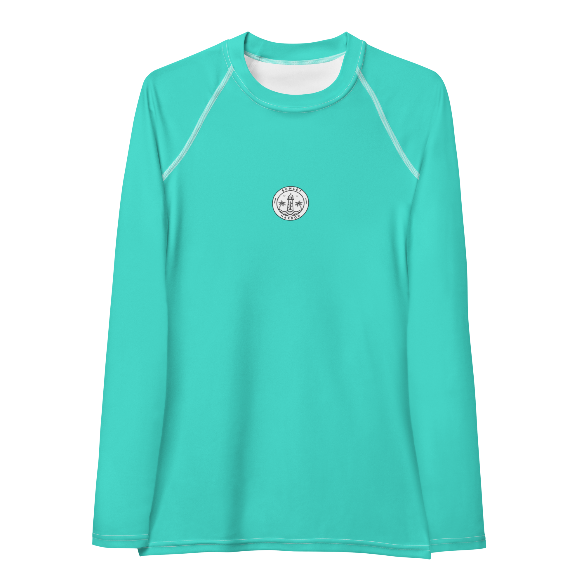 Women's Rash Guard - Lagoon Turquoise