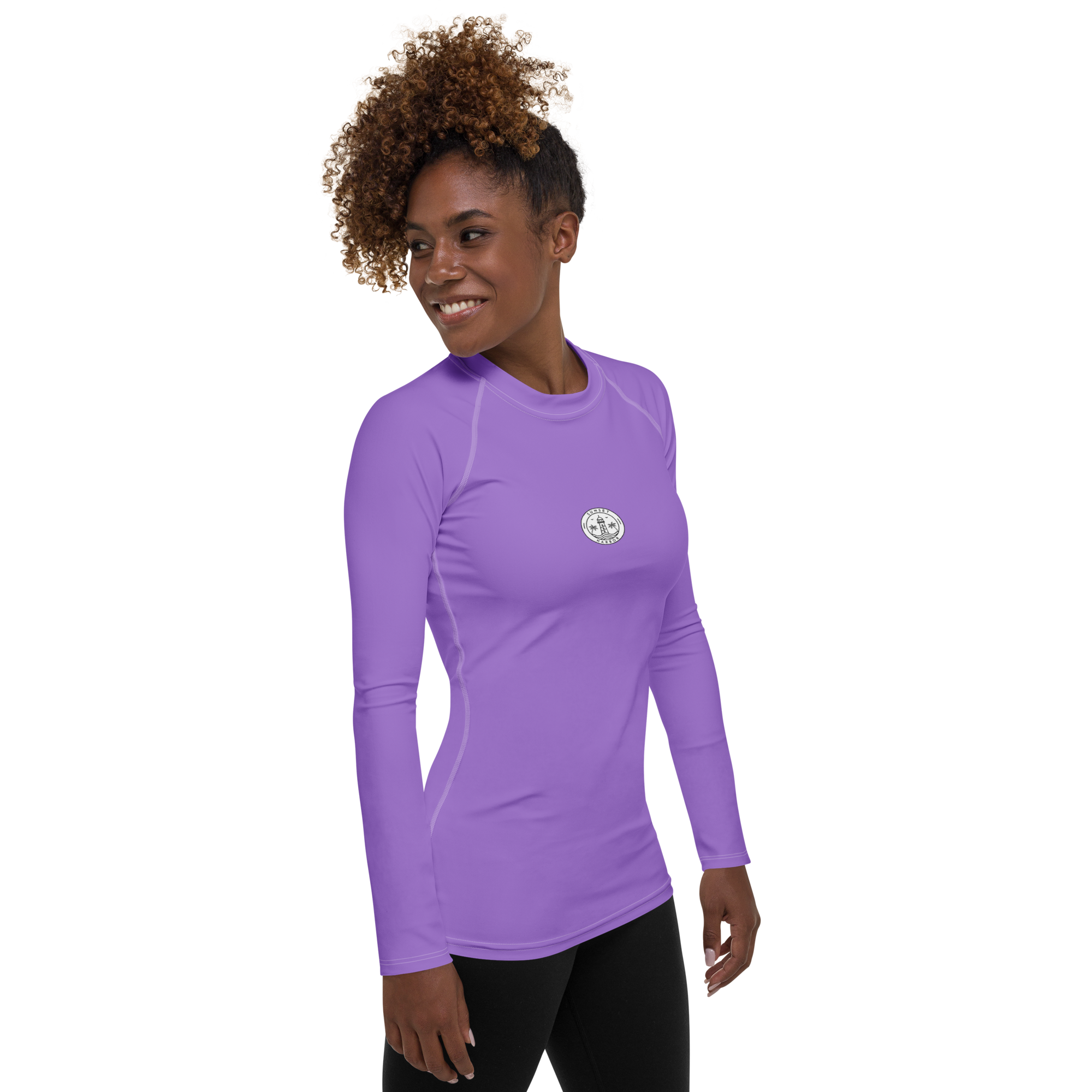 Camiseta de protección contra erupciones para mujer - Coastal Purple