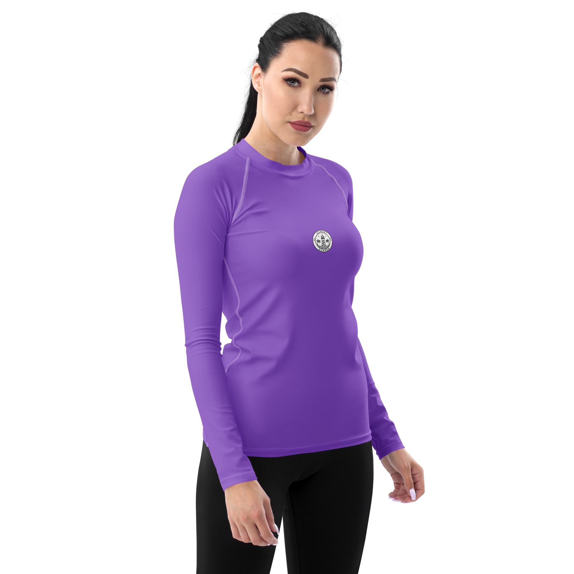 Camiseta de protección contra erupciones para mujer - Coastal Purple